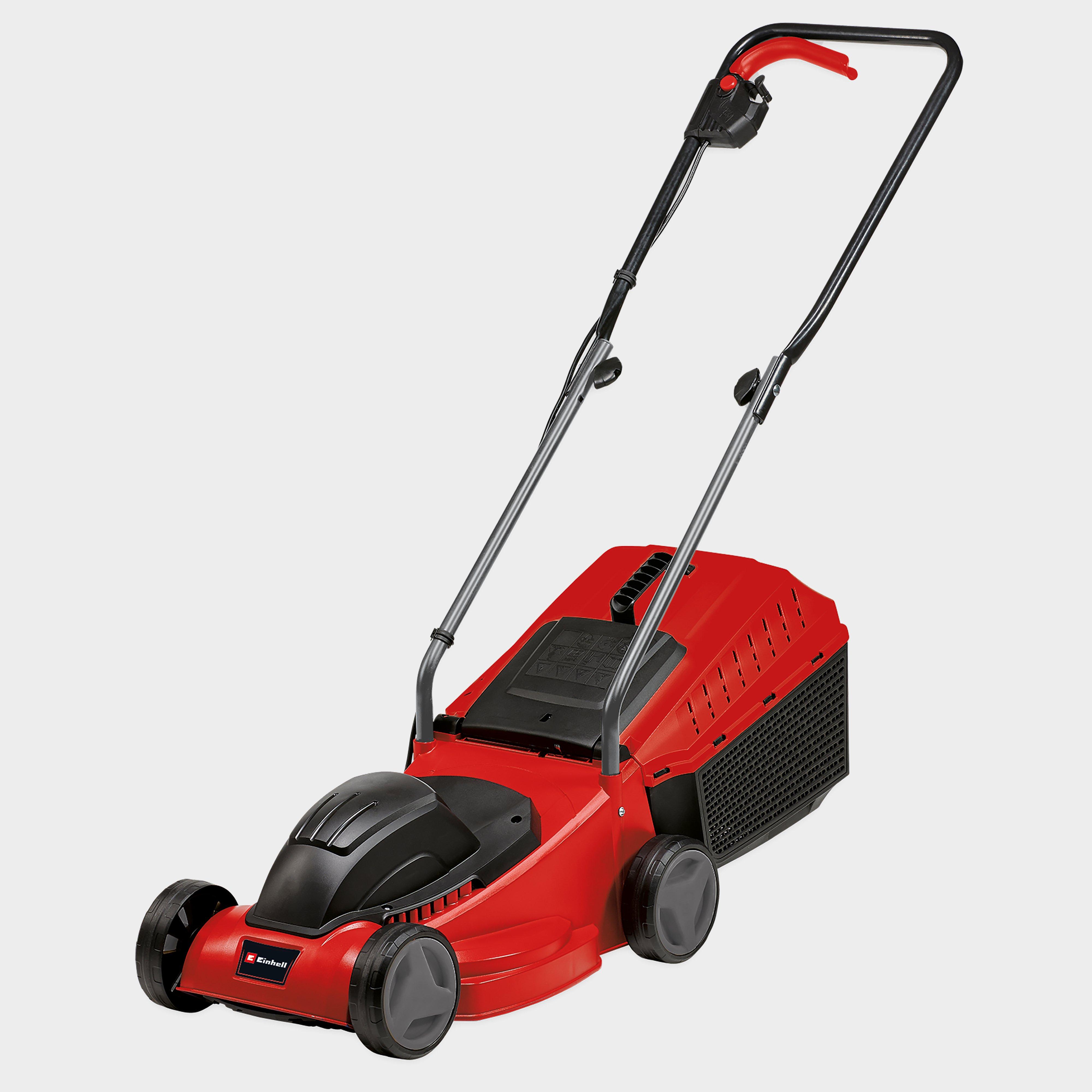 Image of Einhell 32cm Rotary Lawnmower 1200w 30l Grass Box - Corded Electric, Red