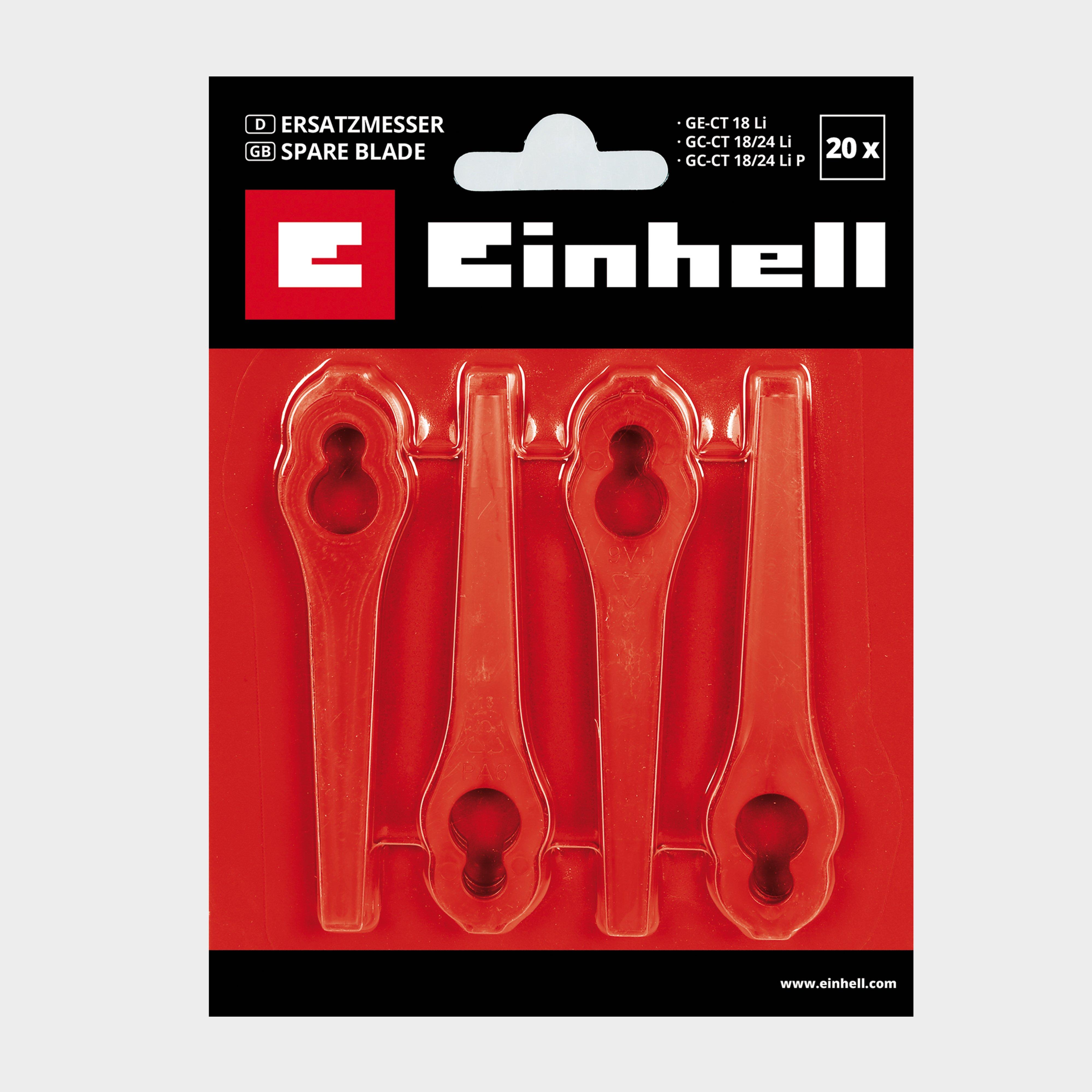 Image of Einhell 20x Grass Trimmer Blade Set For Ge-ct 18 Li And Gc-ct 18/24, Red