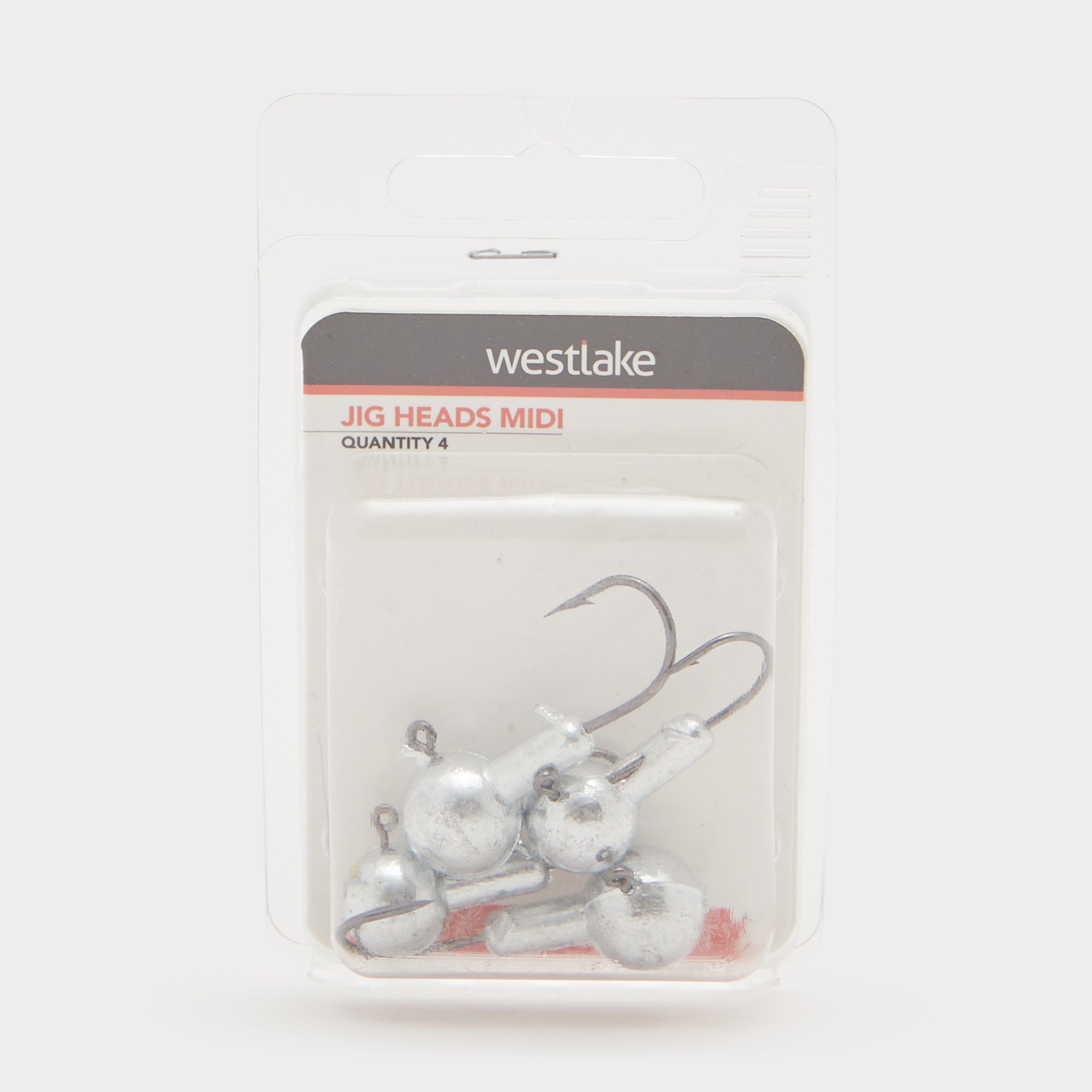 Photos - Bait West Lake Westlake Jig Heads Assorted Pck 0.8G & 1.5G, Silver 