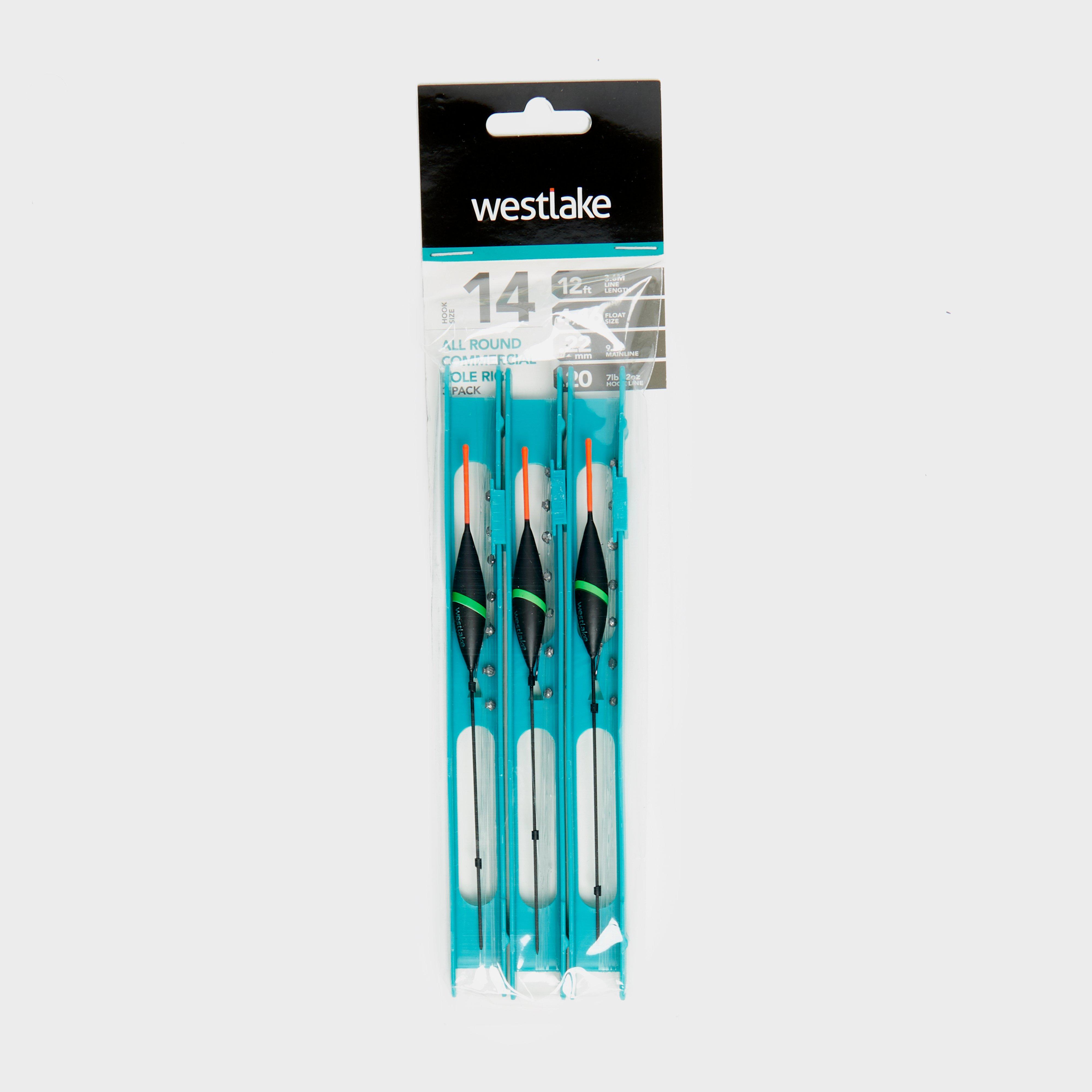 Image of Westlake All Round Commercial Pole Rigs (Pack of 3) (Size 14), Blue