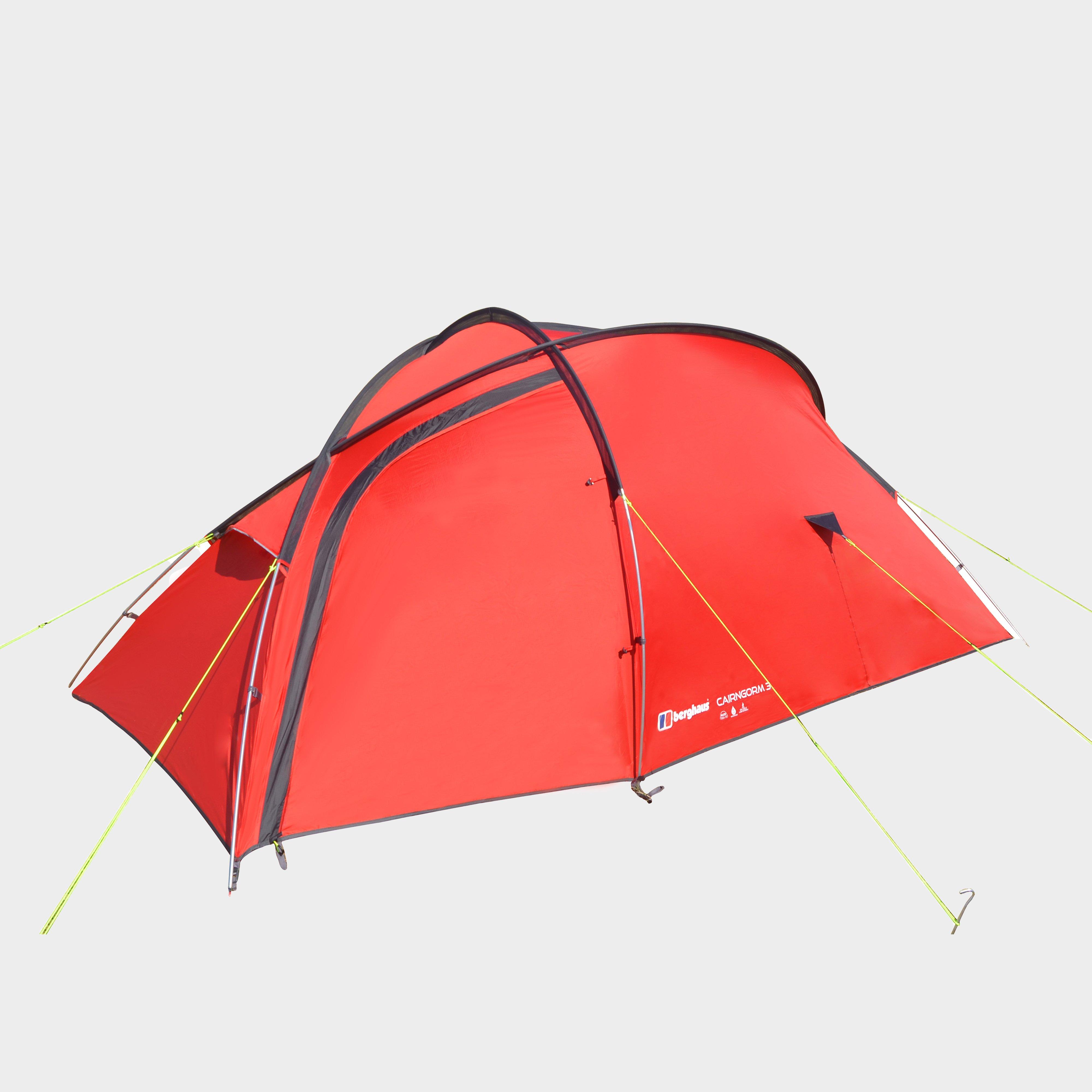 Image of Berghaus Cairngorm 3 Tent, Red