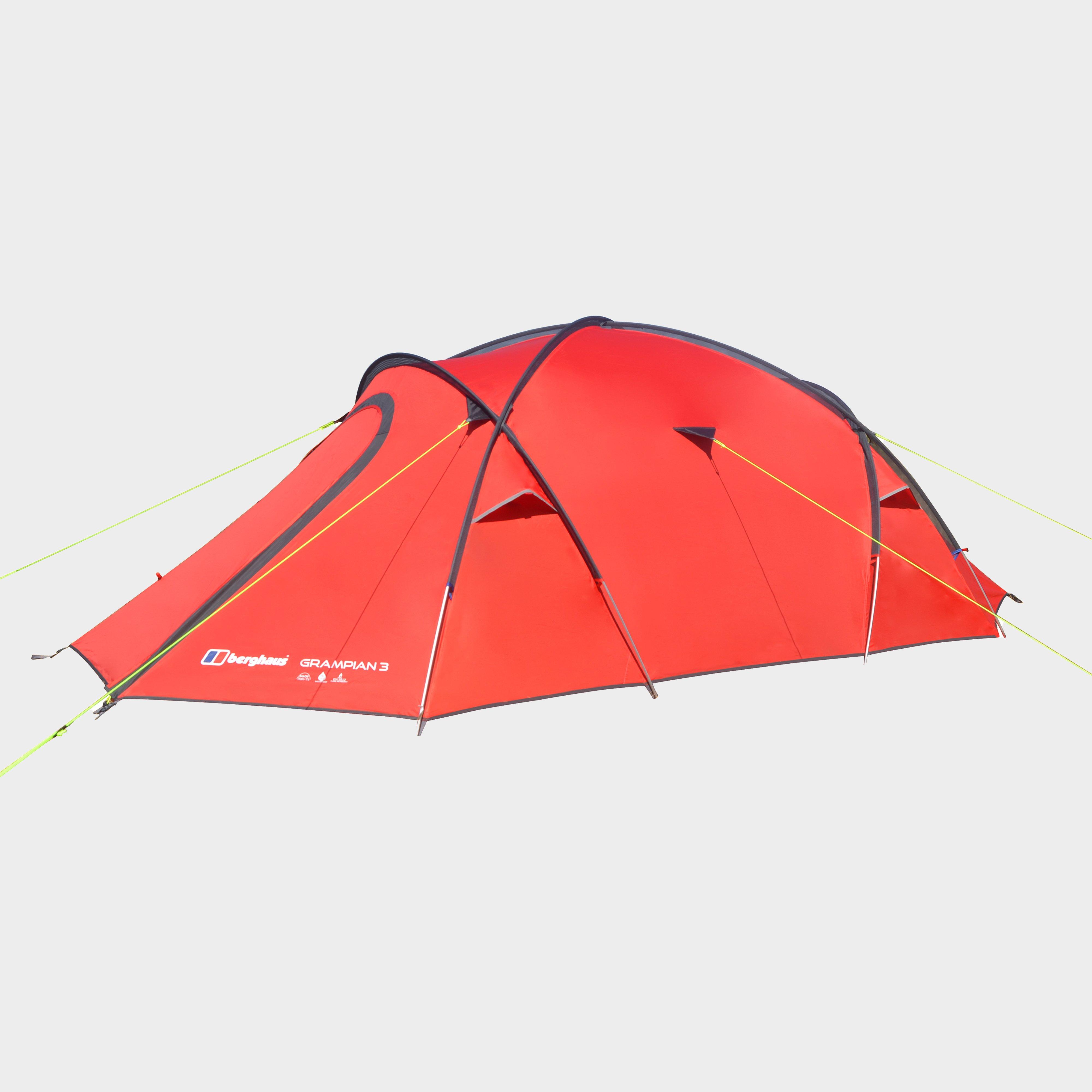 Image of Berghaus Grampian 3 Tent, Red