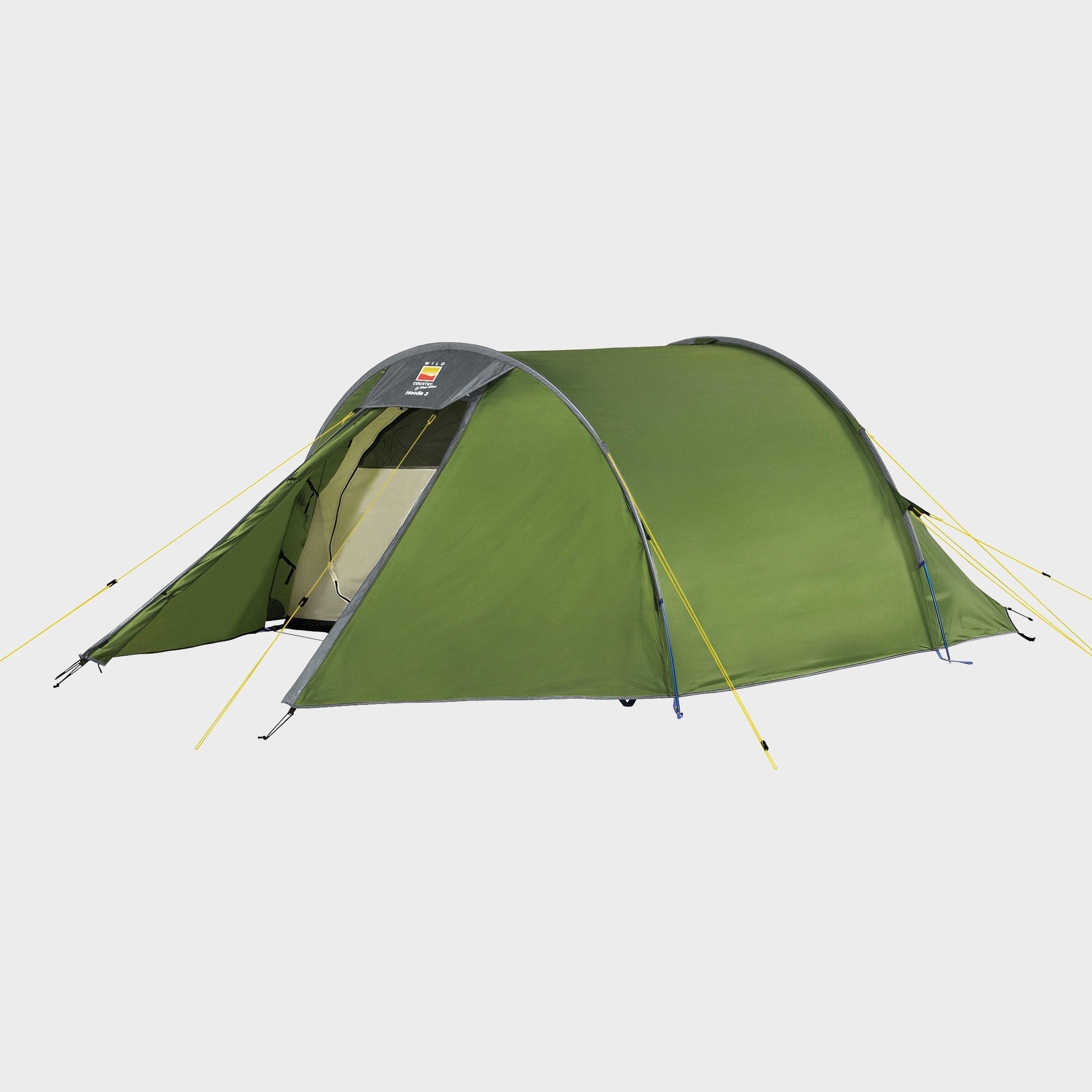  Wild Country Hoolie Compact 3 Tent, Green