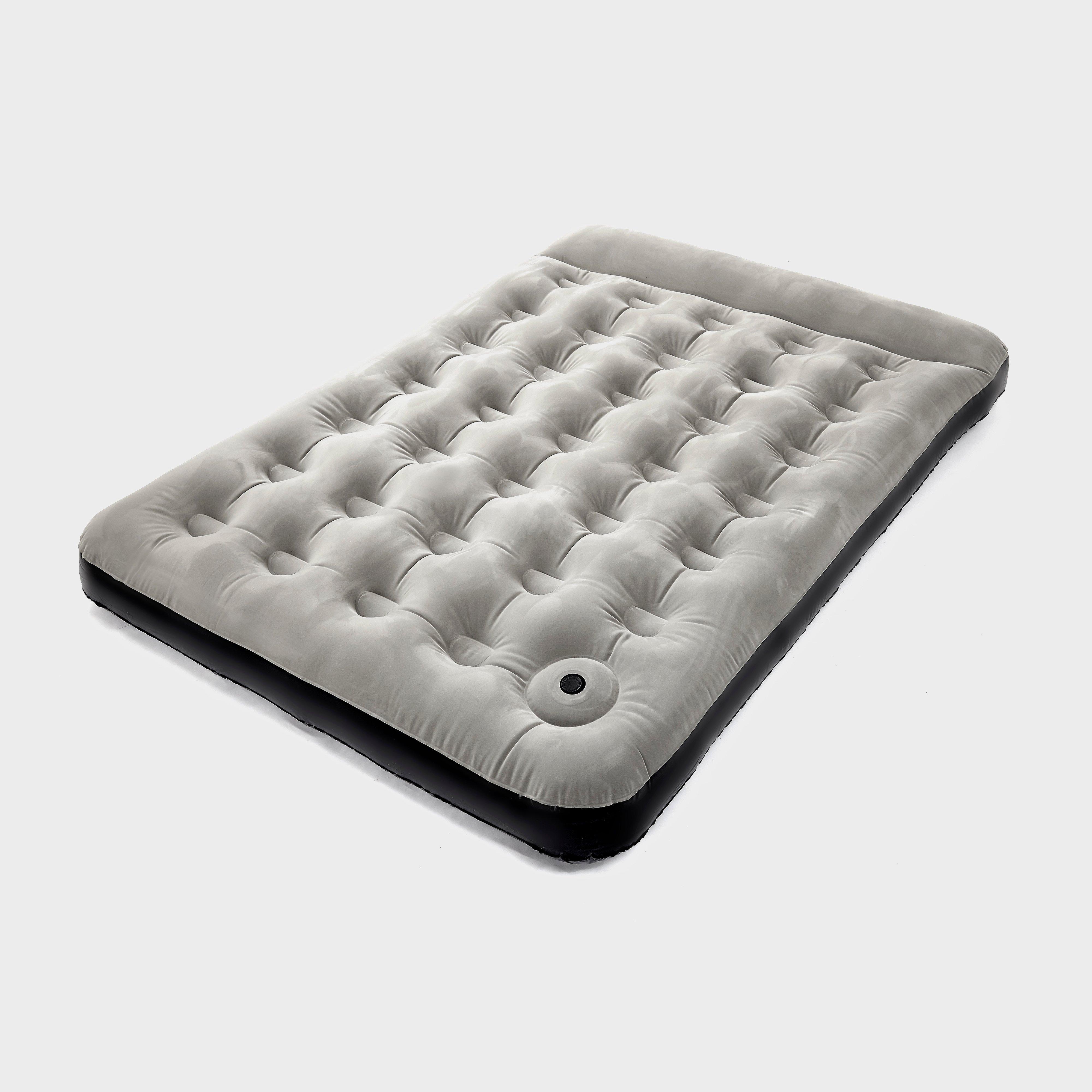Image of HI-GEAR Deluxe Double Airbed with Pump, Grey