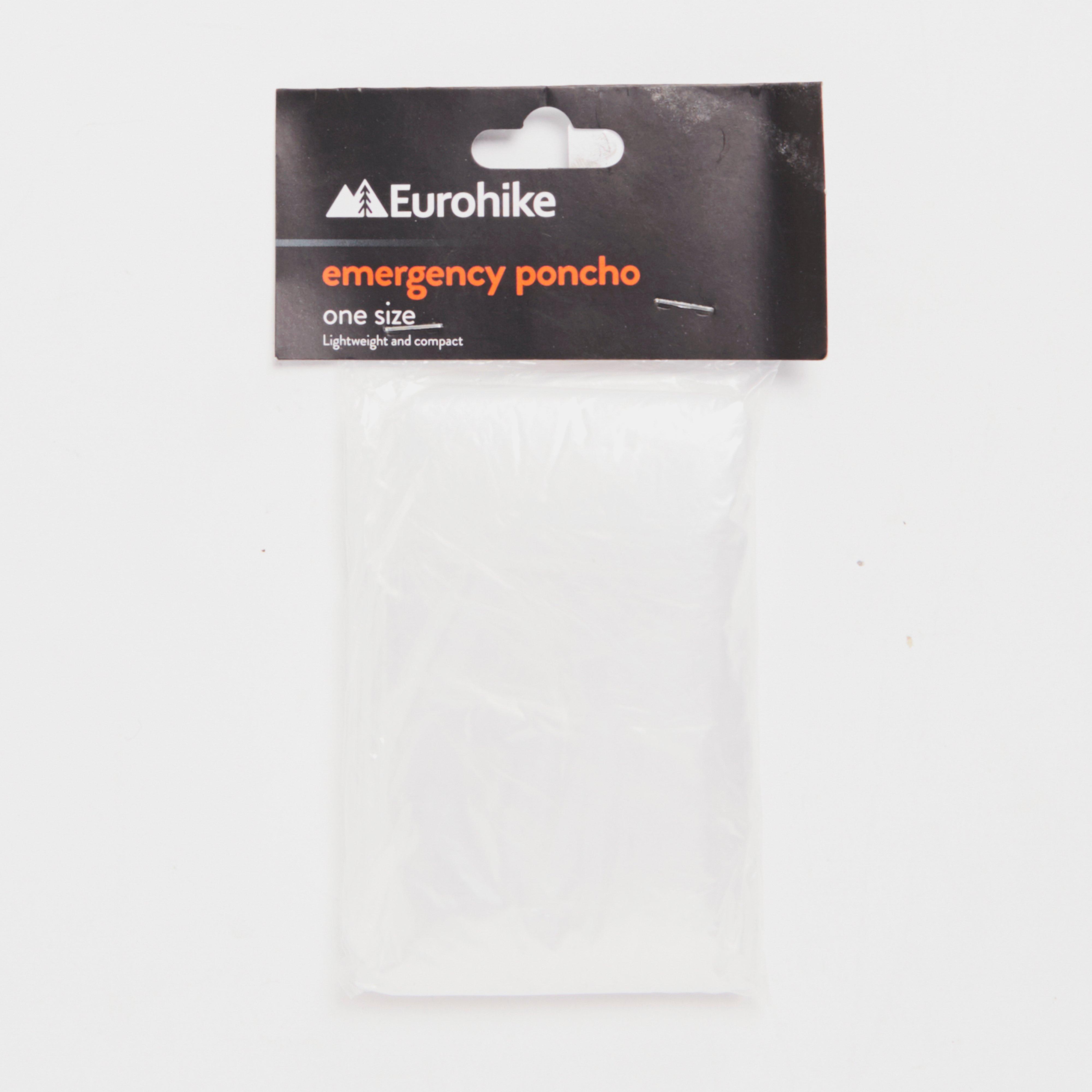 Image of Eurohike Emergency Poncho, Clear