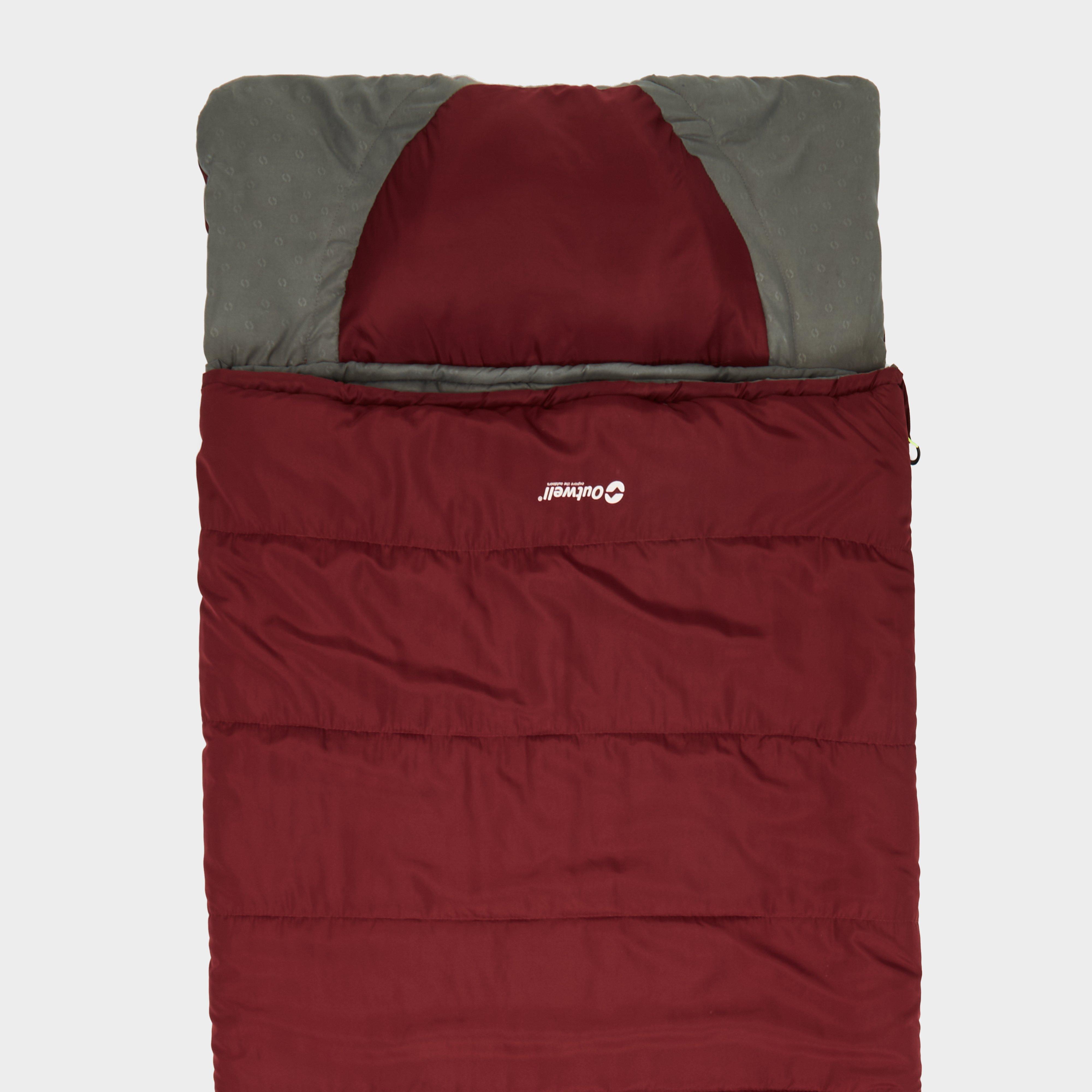  Outwell Contour Lux Sleeping Bag, Red