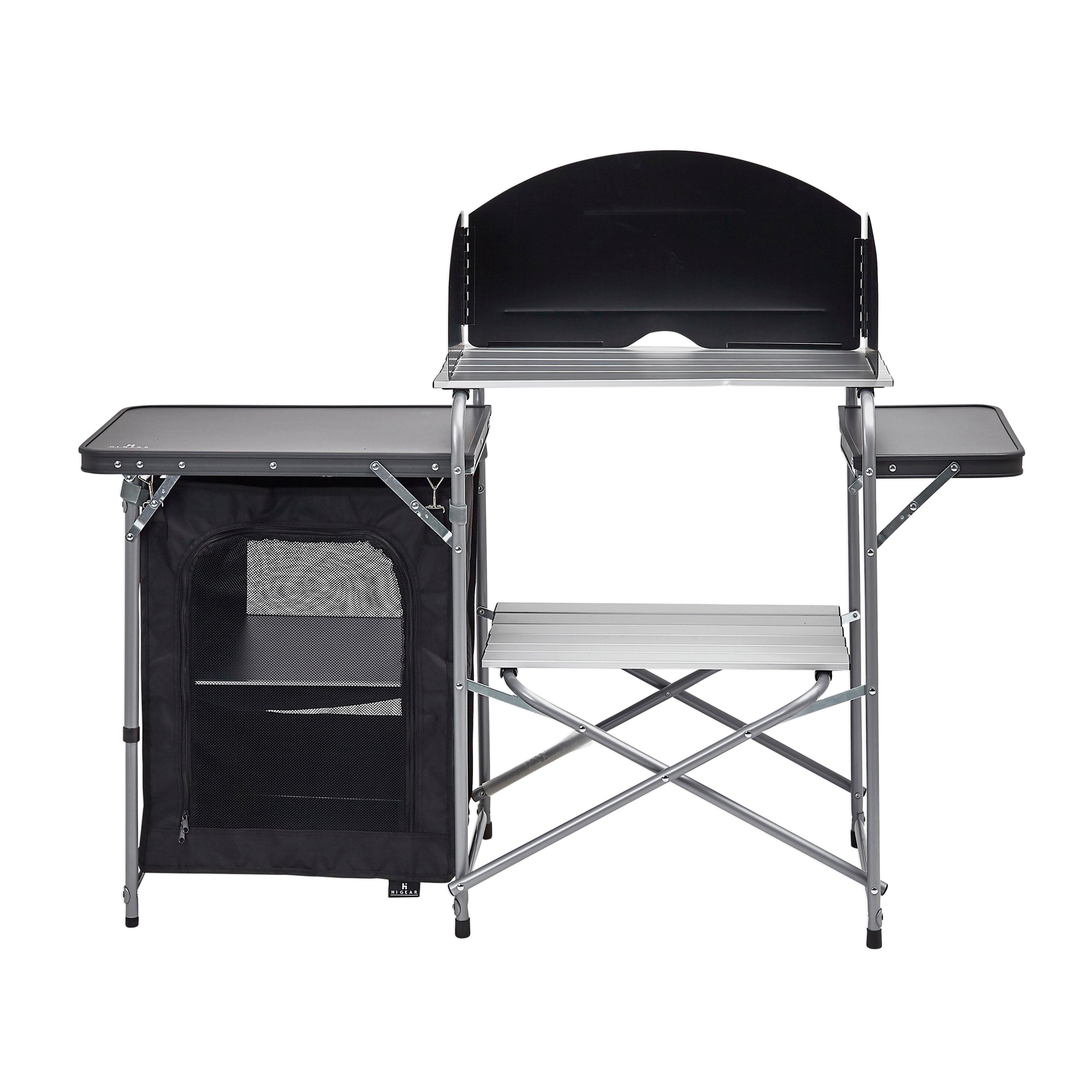  HI-GEAR Basecamp Kitchen Stand, Silver