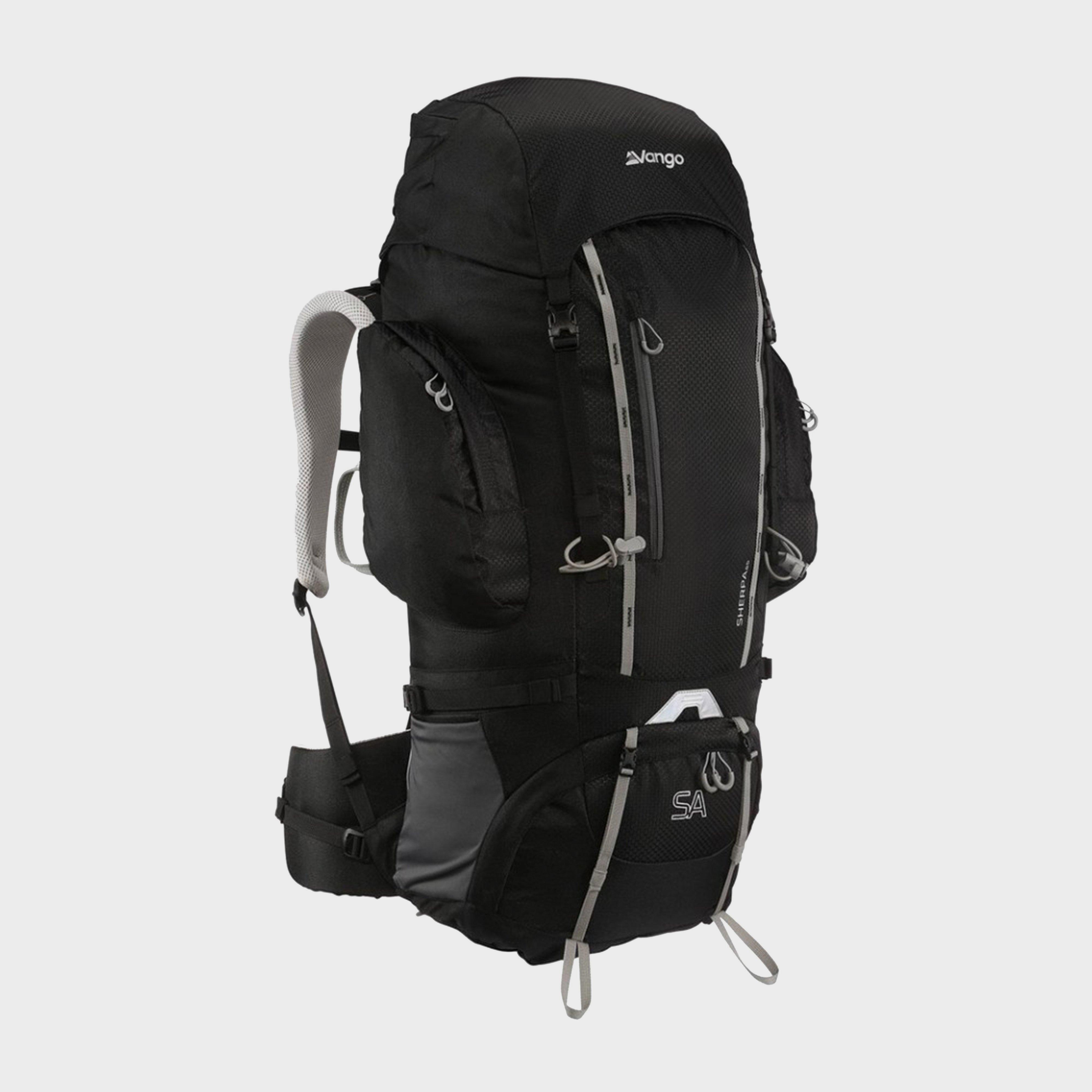  VANGO Unisex Sherpa 65L Backpack, Black