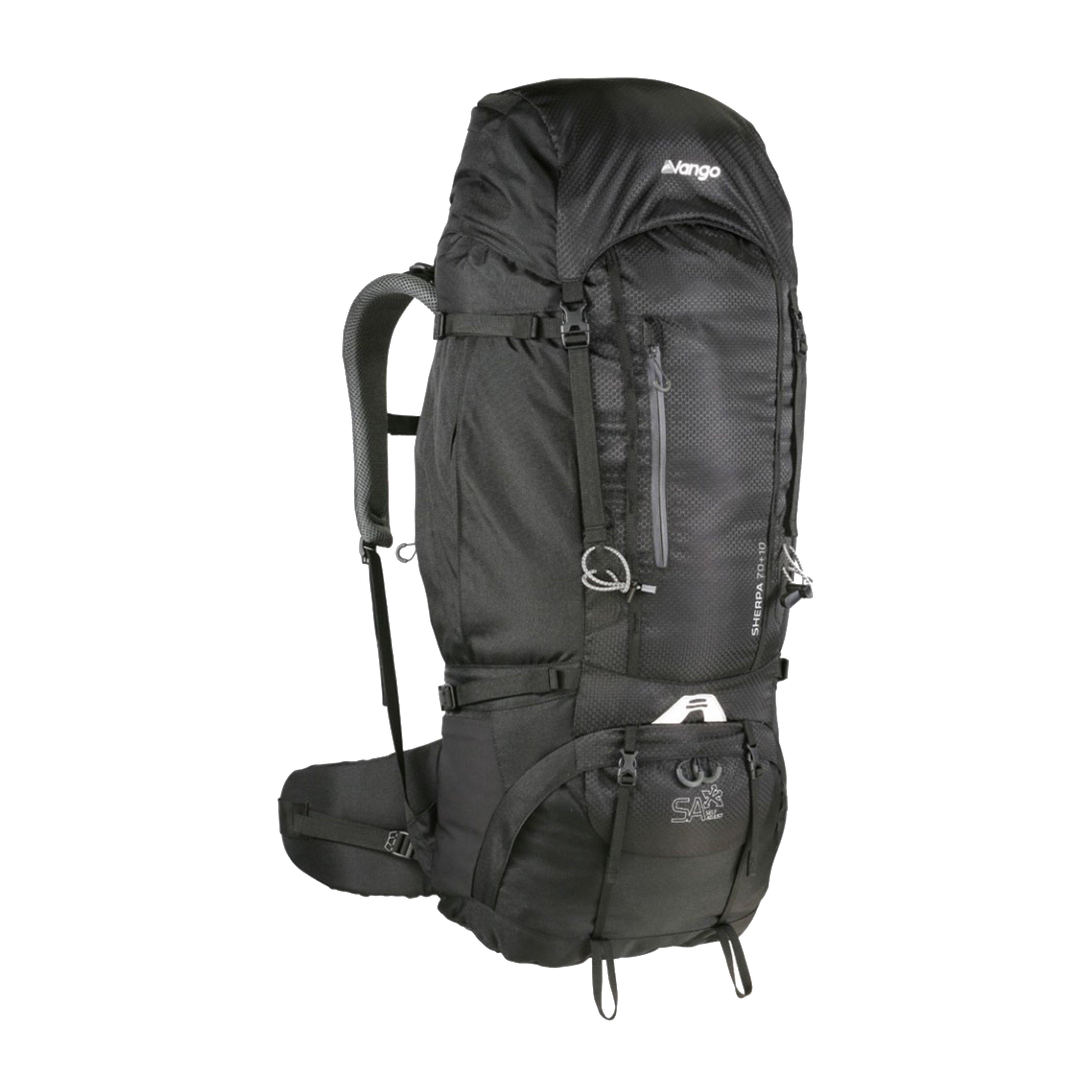  VANGO Sherpa 70 80 Rucksack, Black