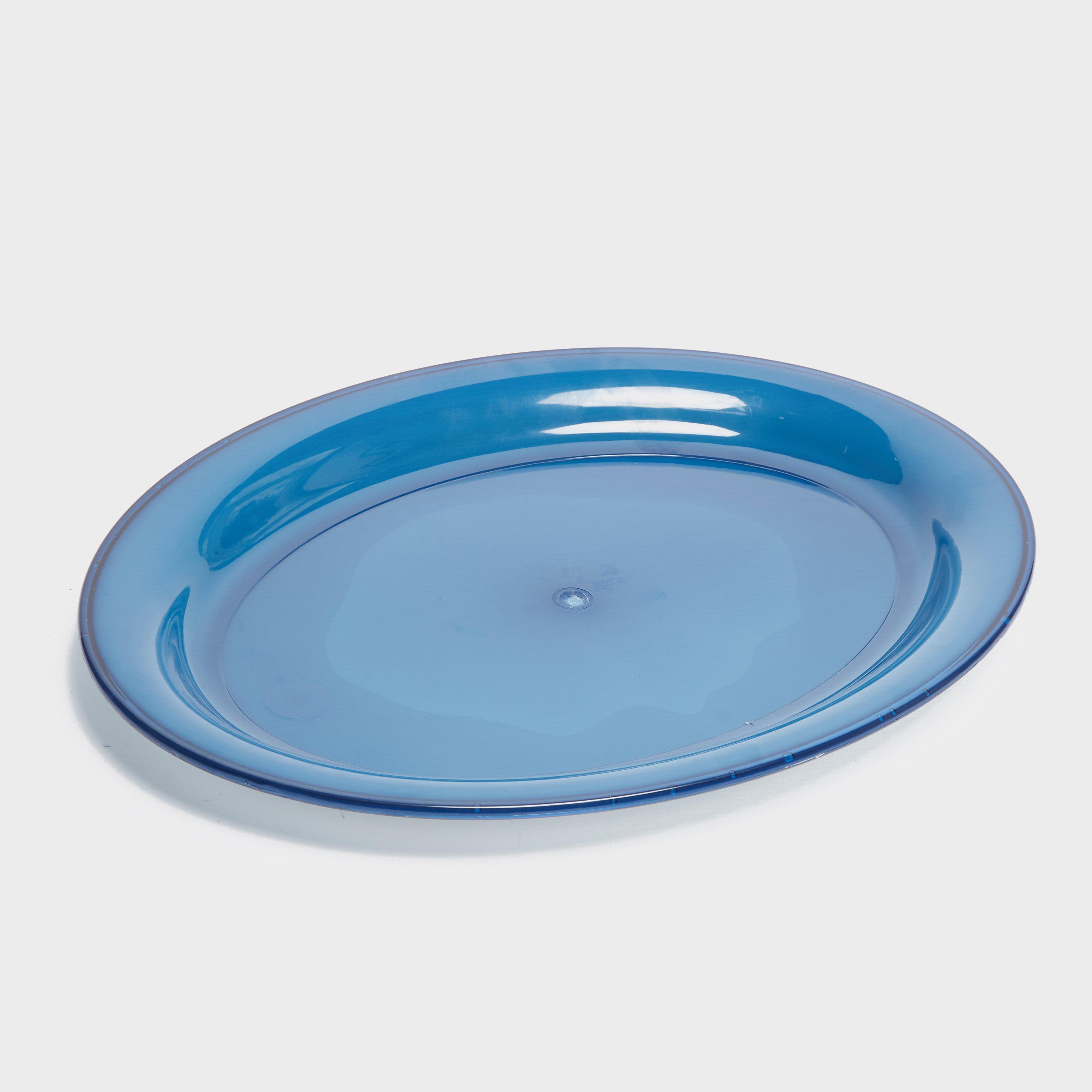 Photos - Other Camping Utensils Hi-Gear Large Plastic Plate, Blue 