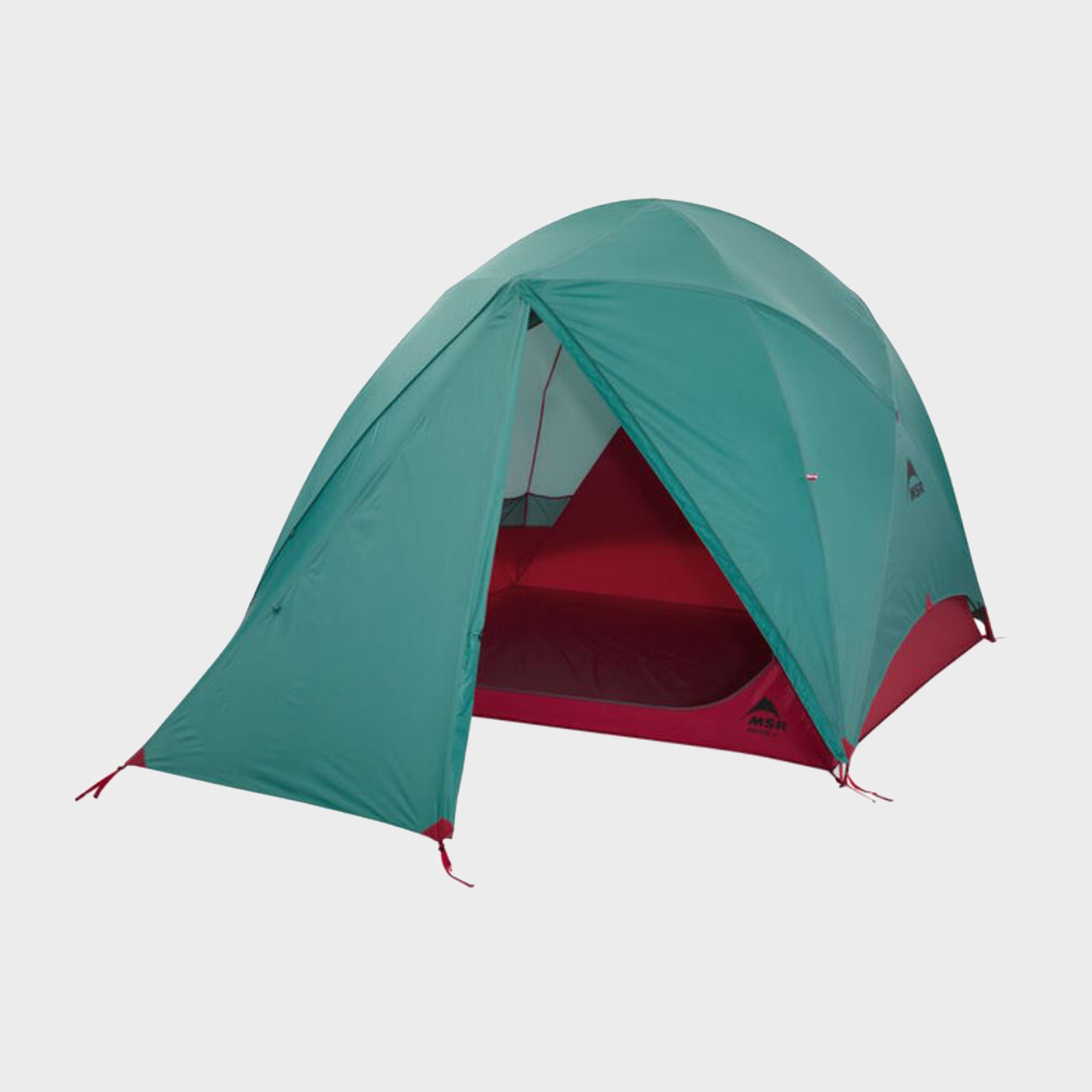  MSR Habitude 4 Family Camping Tent, Green