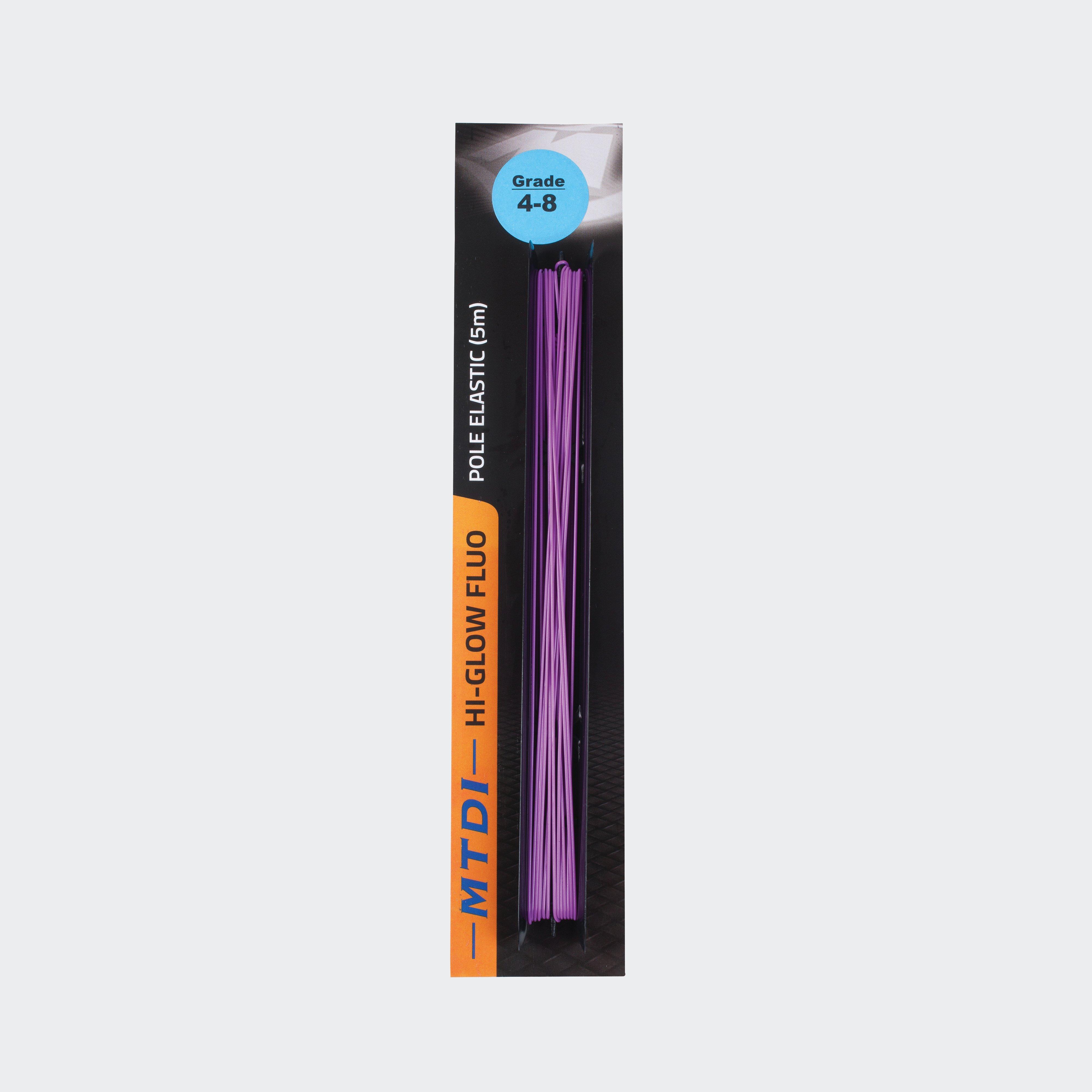 Image of Middy MTDI Hi-Glow Fluo Pole Elastic 4-8 Purple, Purple