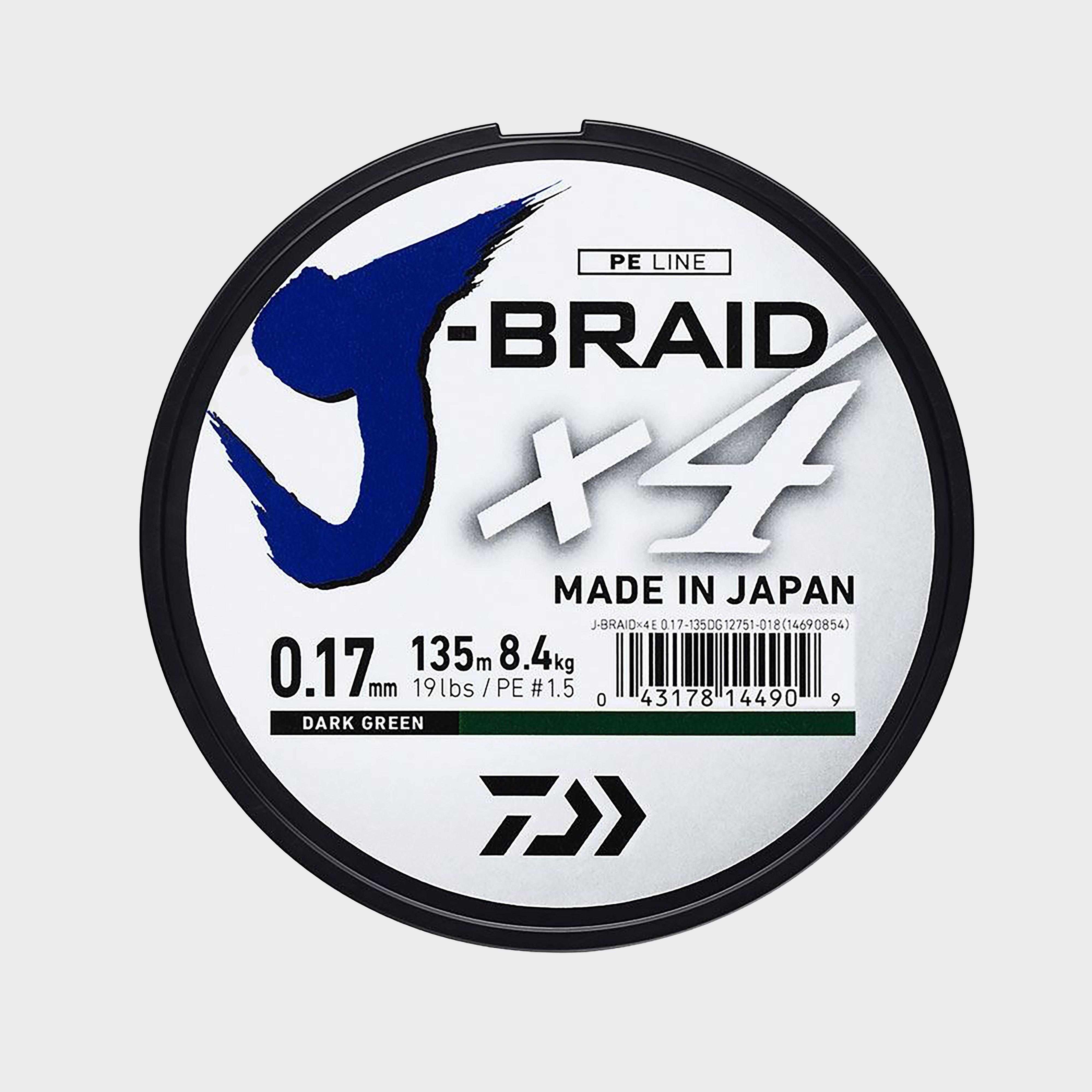 Image of Daiwa J Brd X4E 0.29Mm 135M Dark Green, White