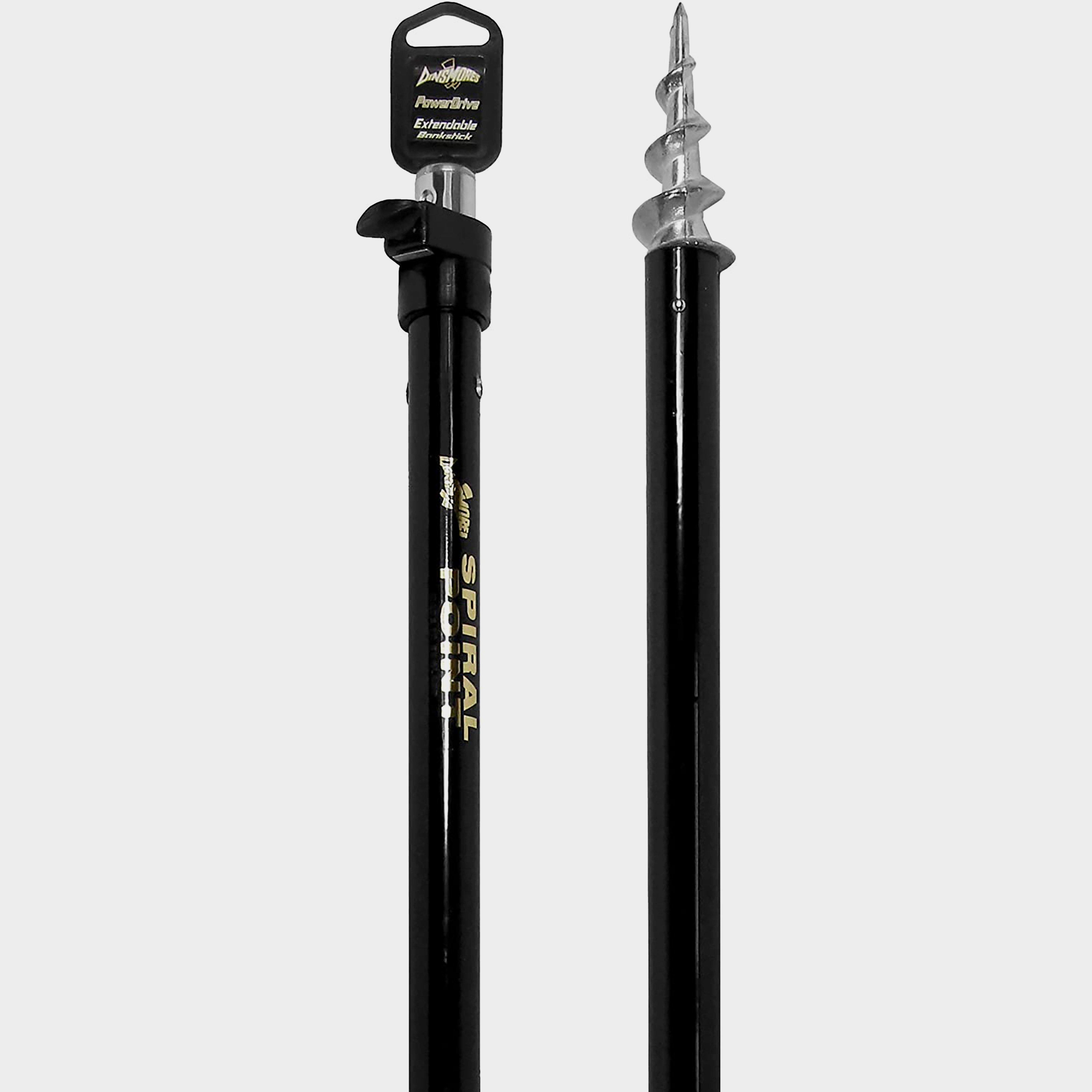 Image of Dinsmores Power Drive Telescopic Bank Stick 12" - 24", Black