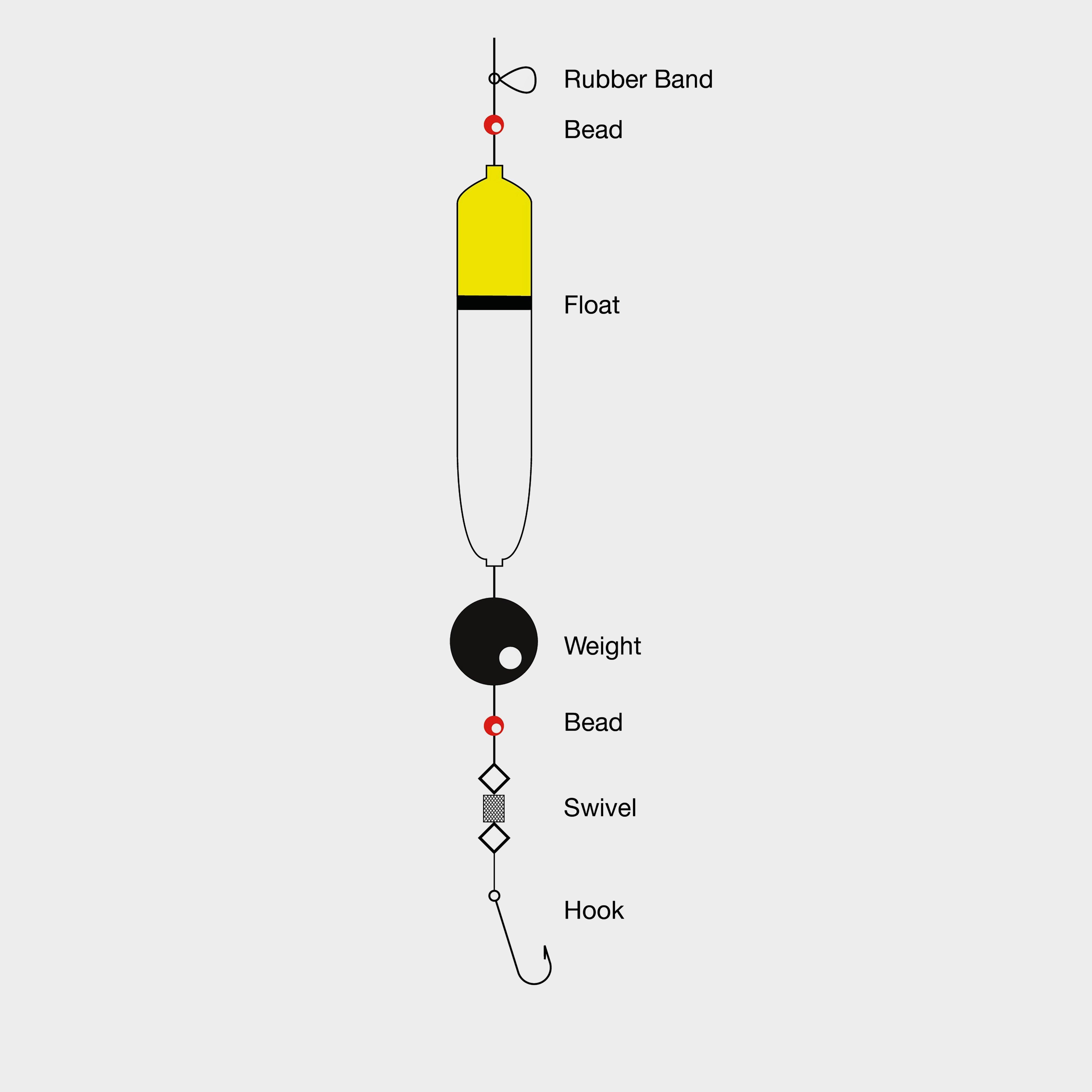Image of TRONIX 1Hook Flapper (Size 1/0), Yellow