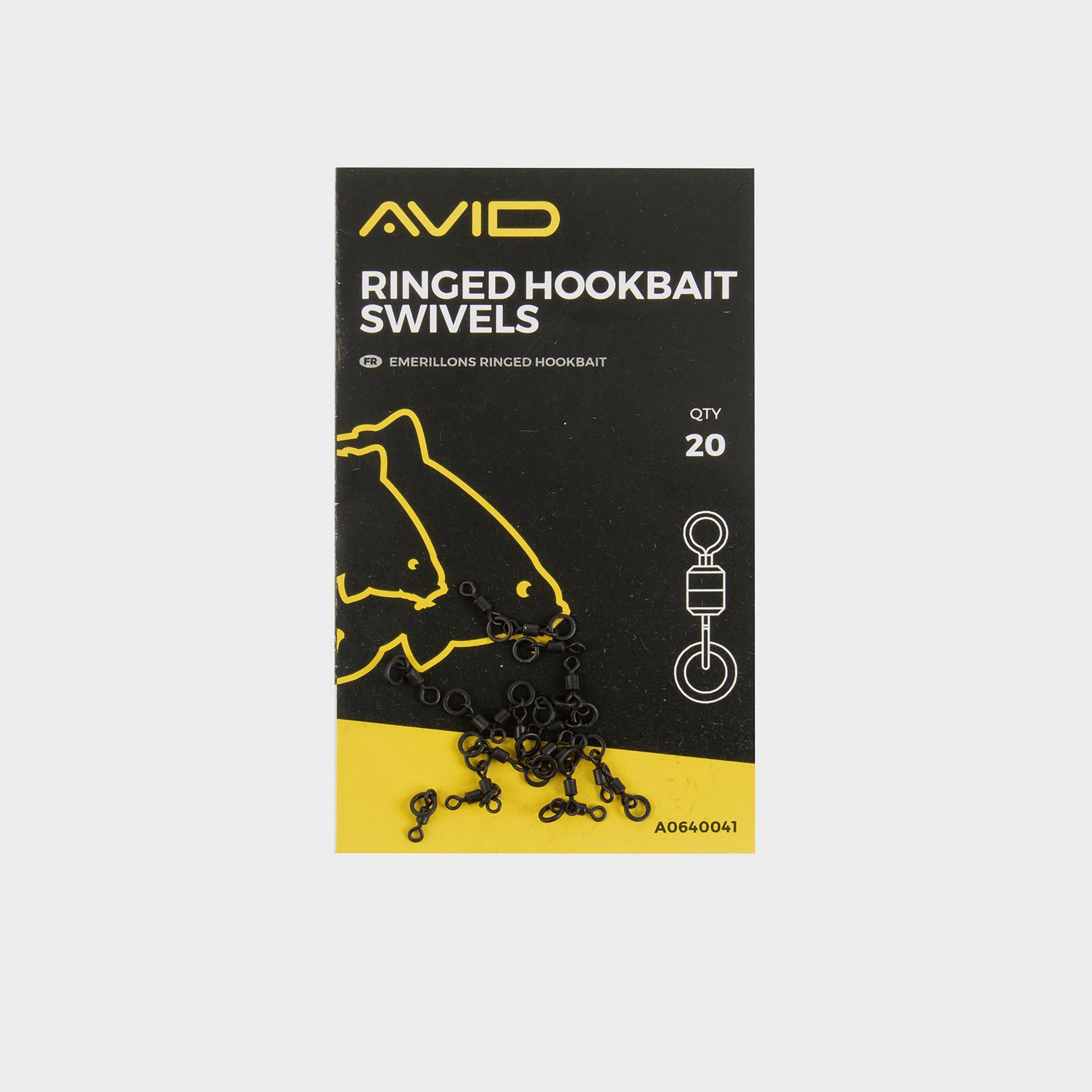 Image of AVID Terminal Ringed Hkbait Swivels, Black