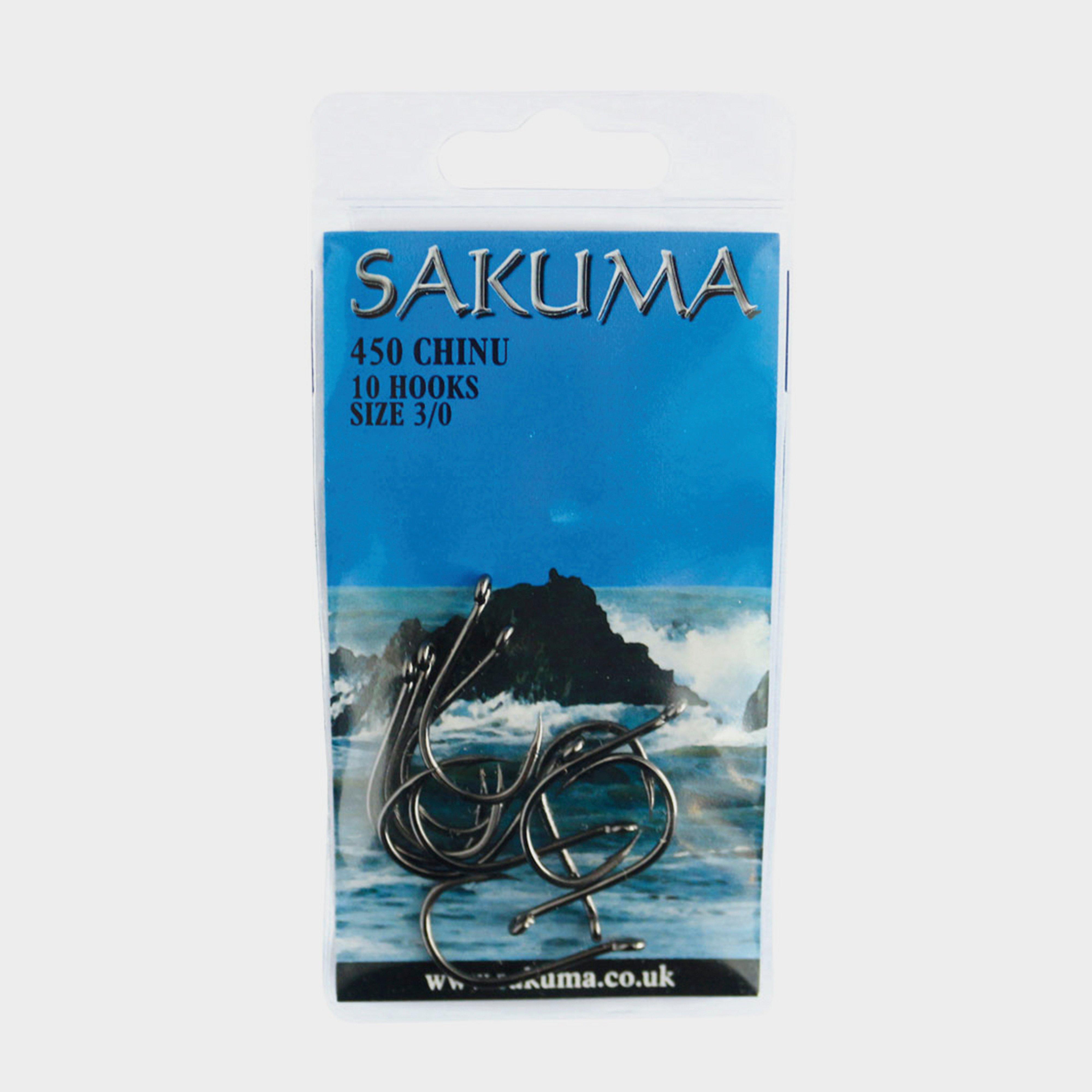 Image of SAKUMA Size 1/0 450 Chinu Hooks, Silver