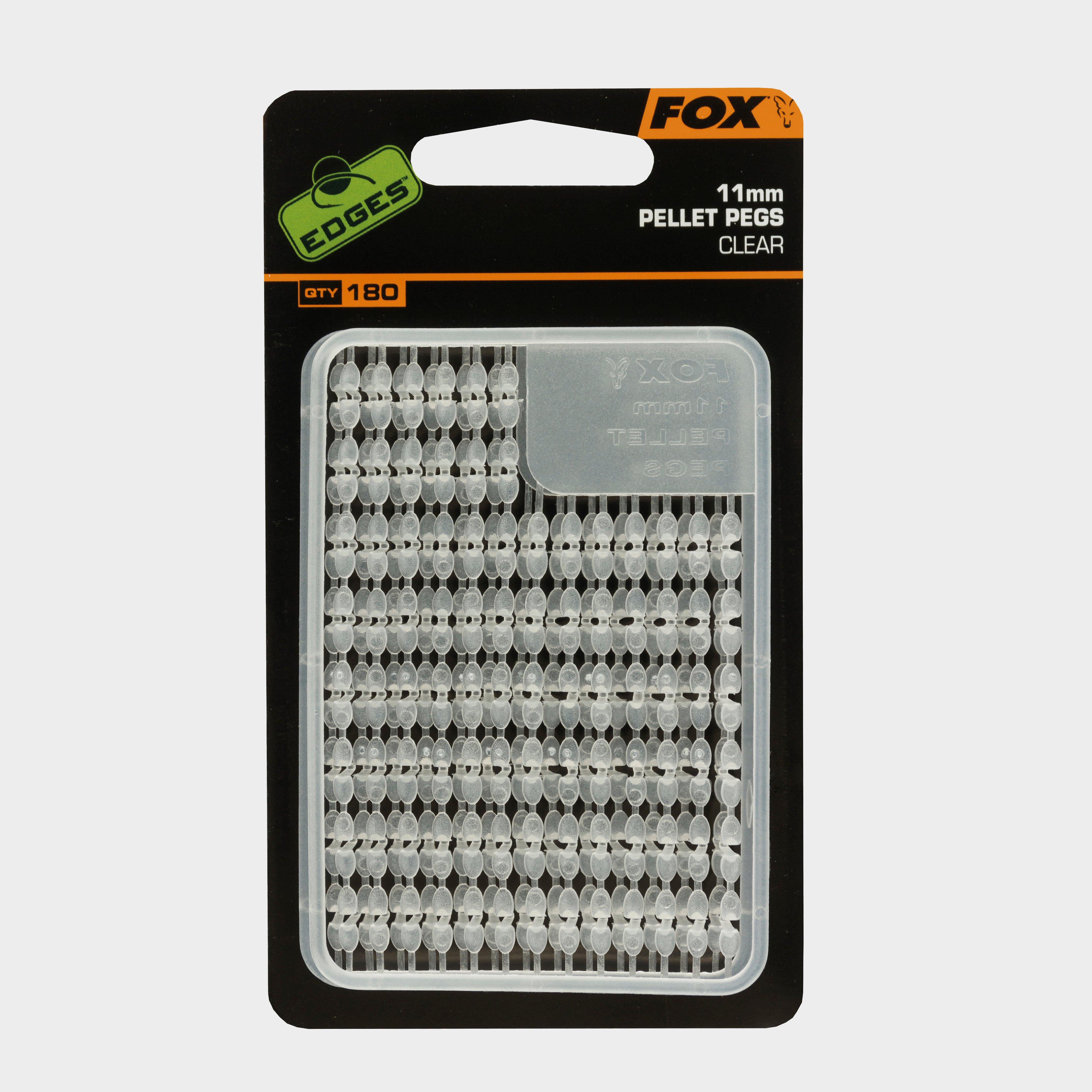 Photos - Other for Fishing Fox INTERNATIONAL Edges Pellet Pegs 11Mm Clear, Silver 
