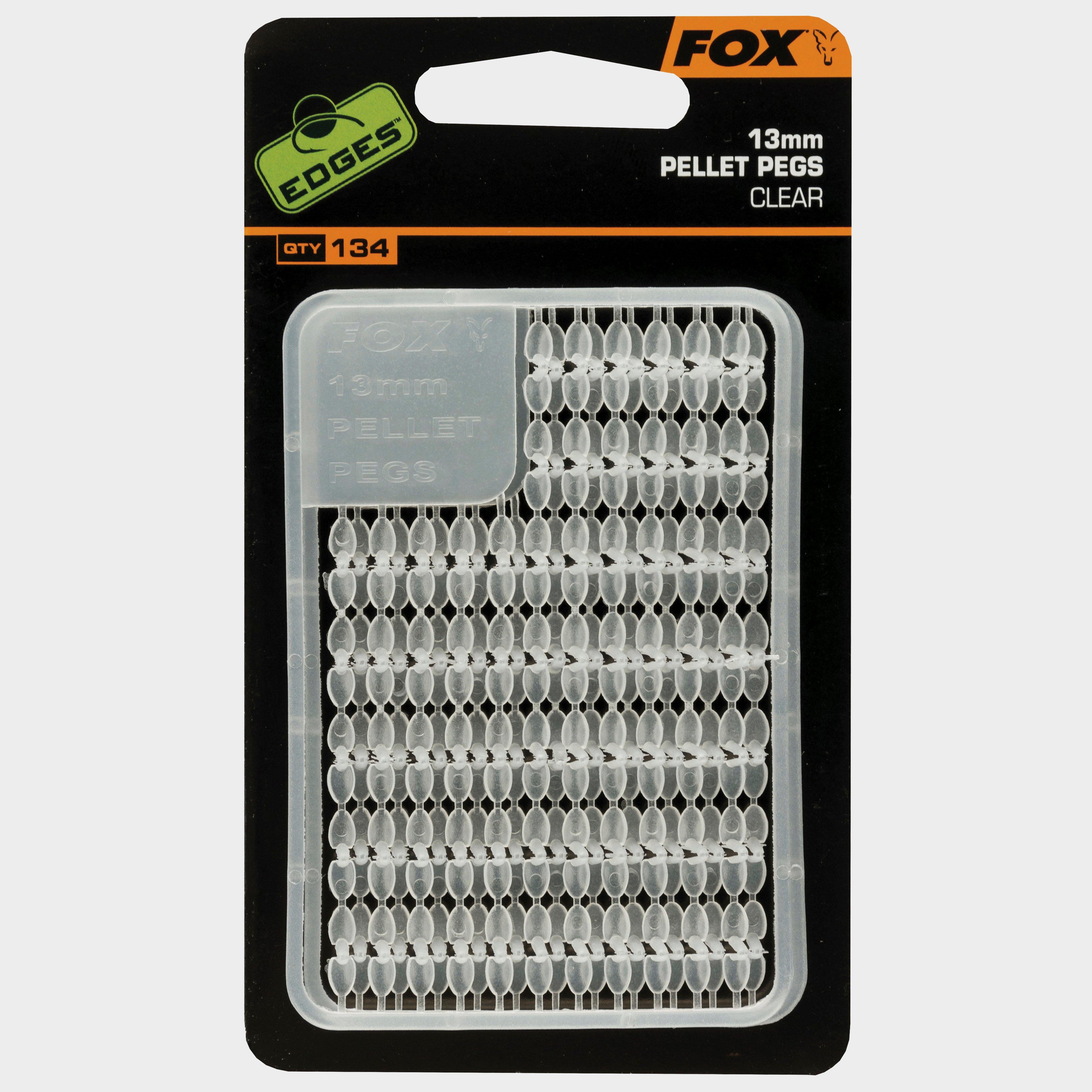 Photos - Other for Fishing Fox INTERNATIONAL Edges Pellet Pegs 13Mm Clear, Silver 