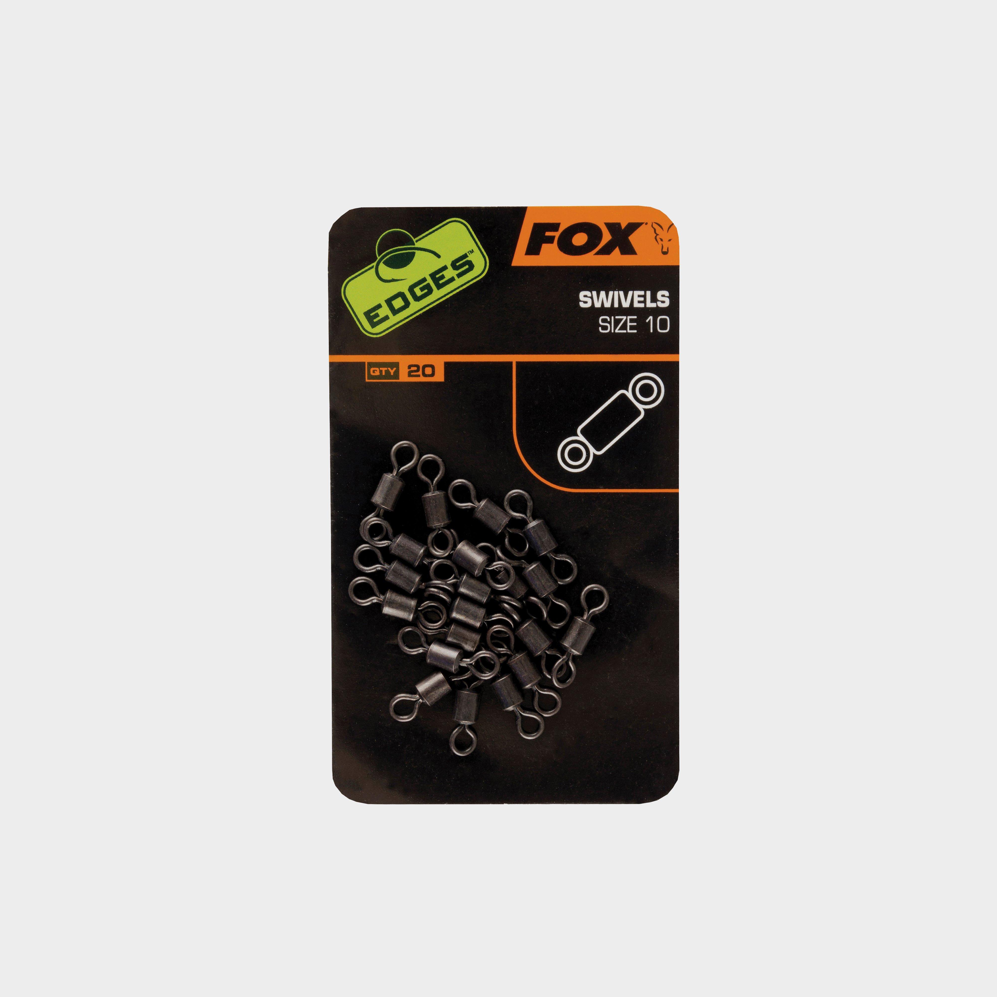 Image of FOX INTERNATIONAL Edges Swivels Size 10, Black