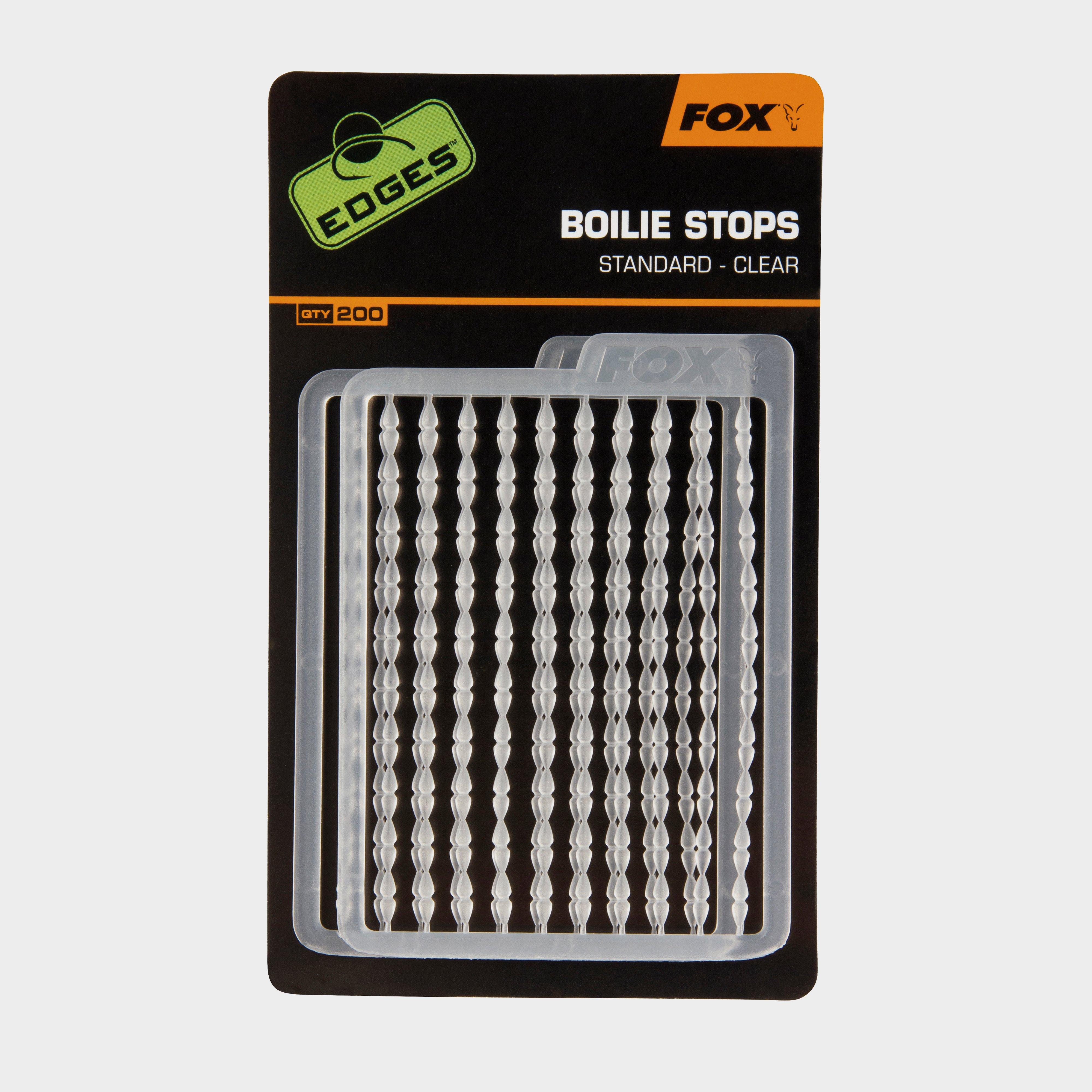 Image of FOX INTERNATIONAL Edges Boilie Stops Strd Clear, Clear