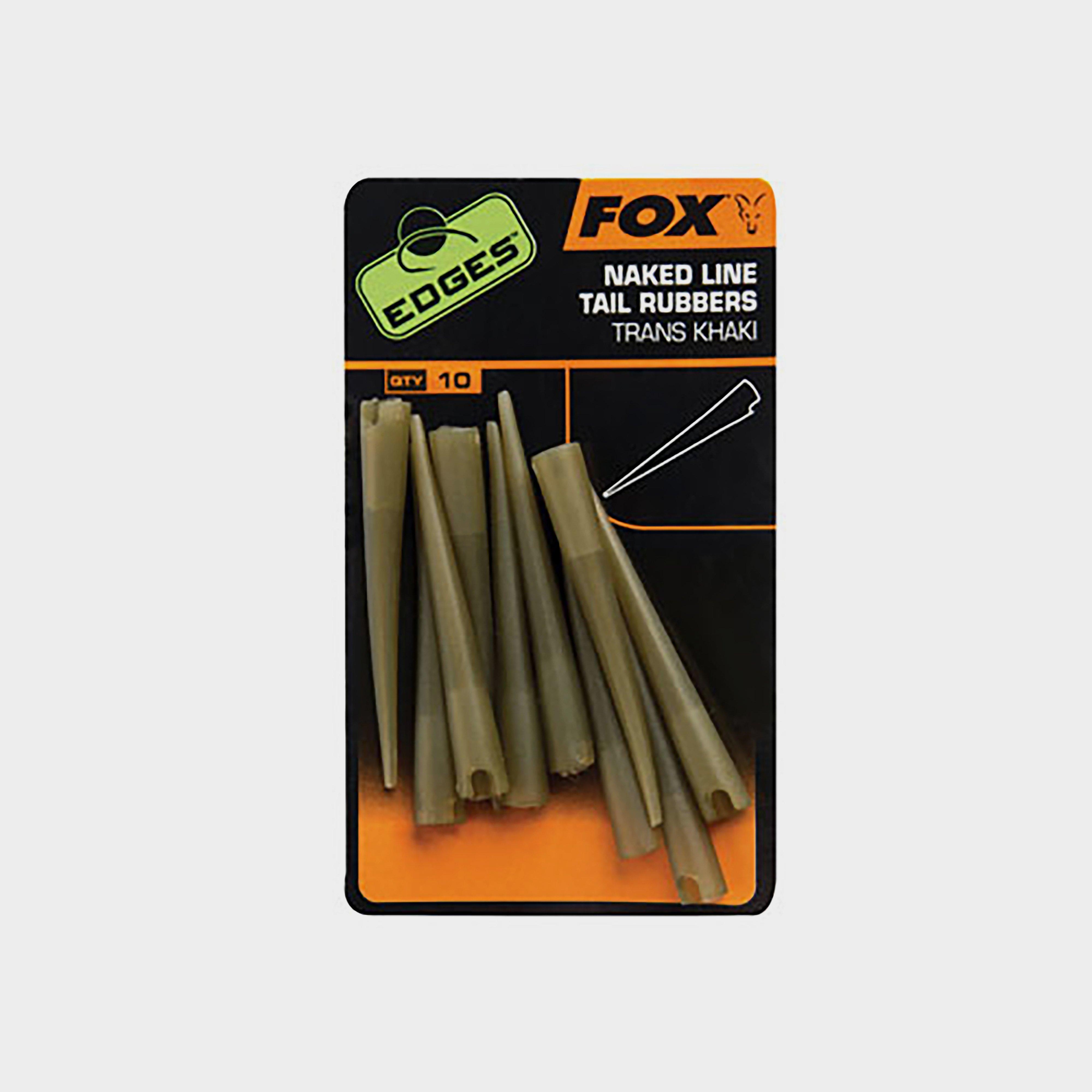 Photos - Other for Fishing Fox Edges Naked Line Tail Rubbers, Green 