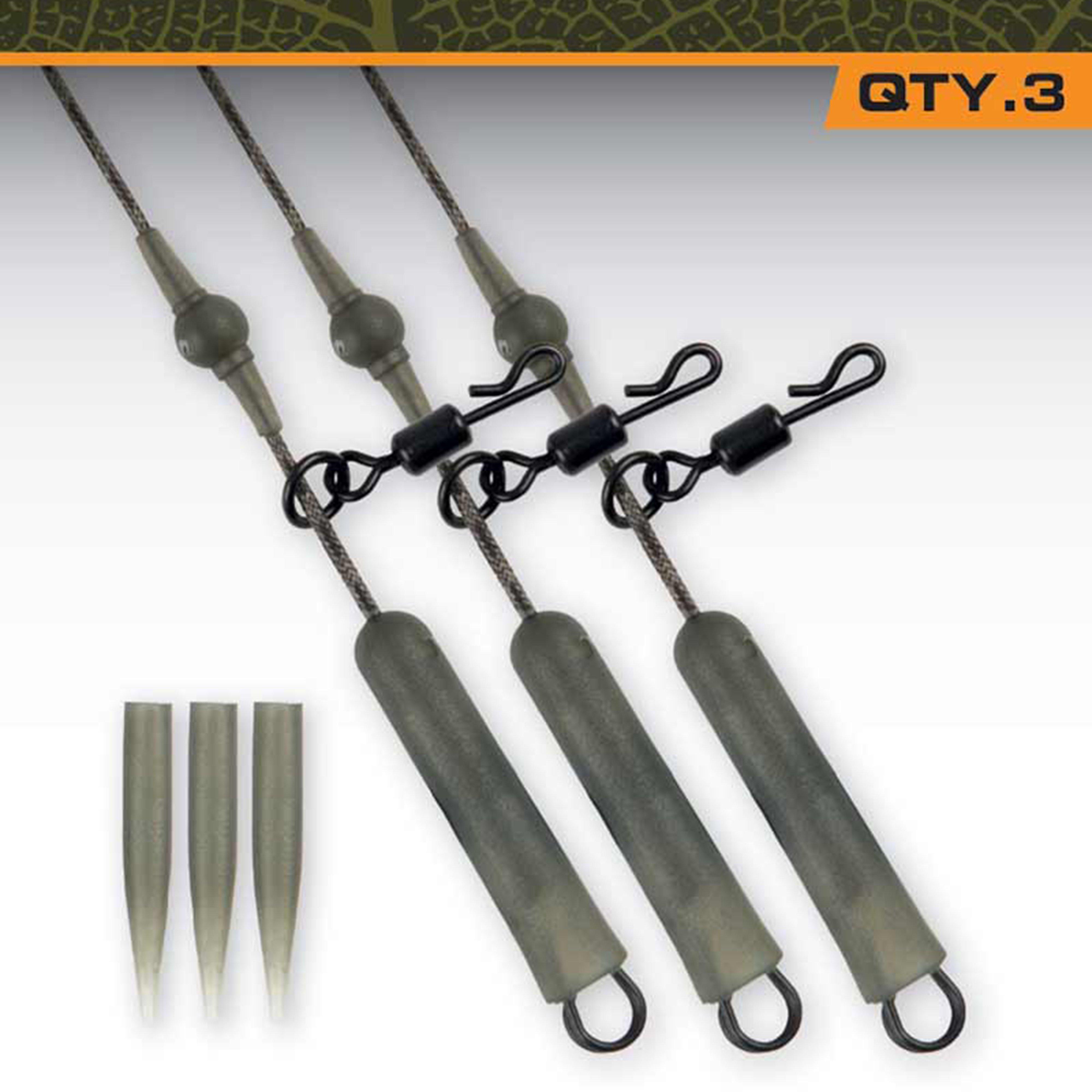 Image of FOX INTERNATIONAL Edges Camo Submerge Heli Rigs Kwik Change Kit (30lb), Khaki