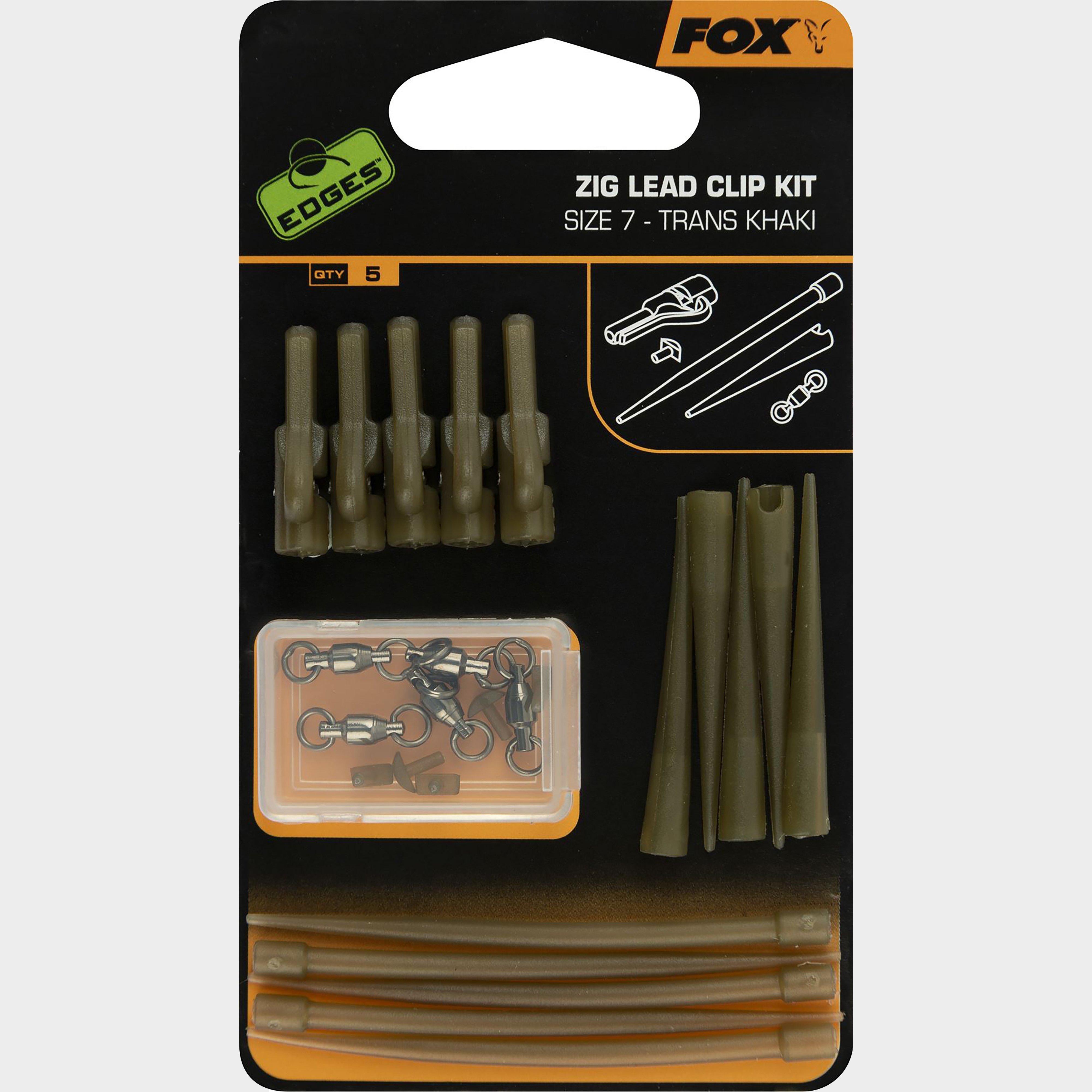 Image of FOX INTERNATIONAL Zig Lead Clip Kit, Green