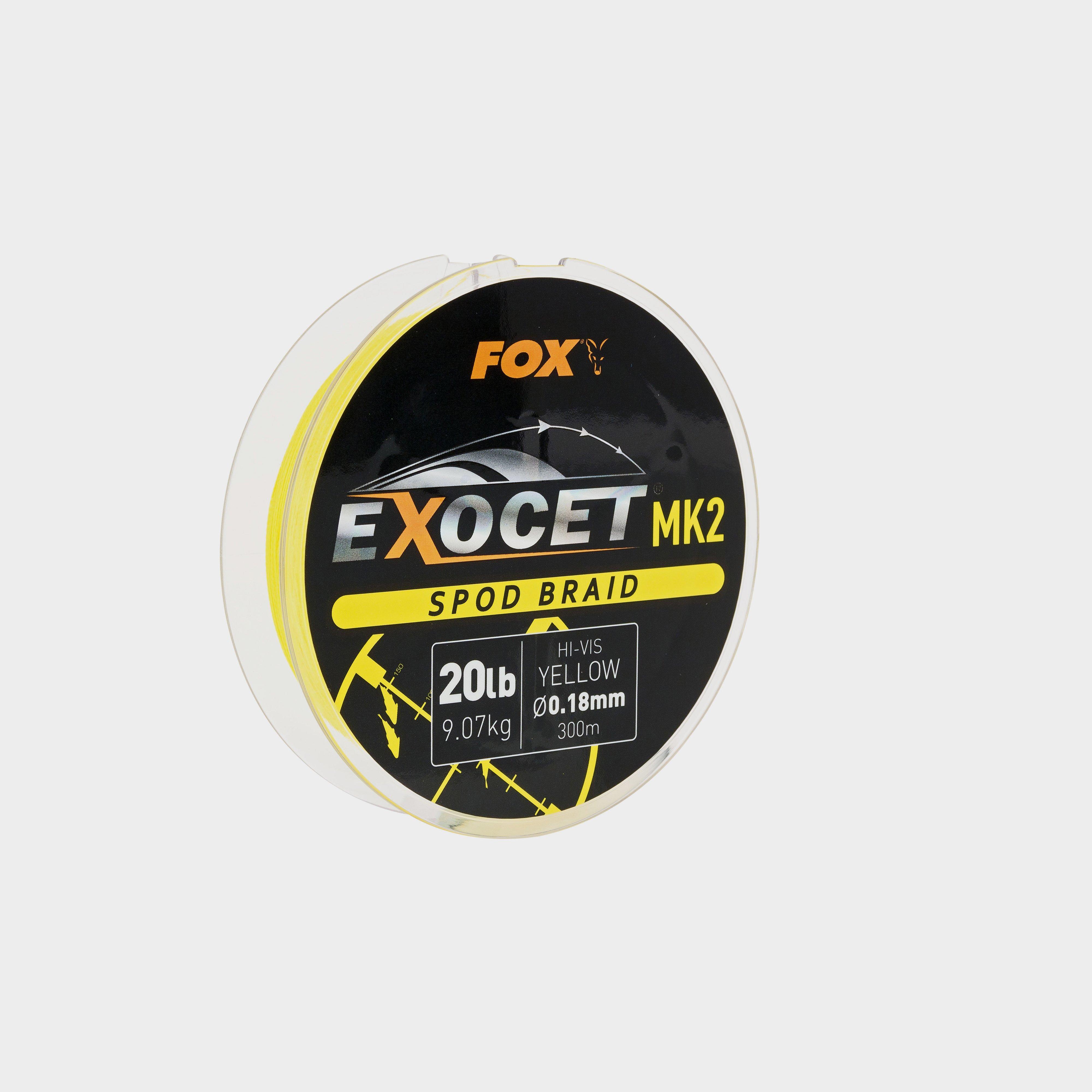 Photos - Fishing Line Fox INTERNATIONAL Exocet Spod Braid MK2 20lb Yellow, Yellow 