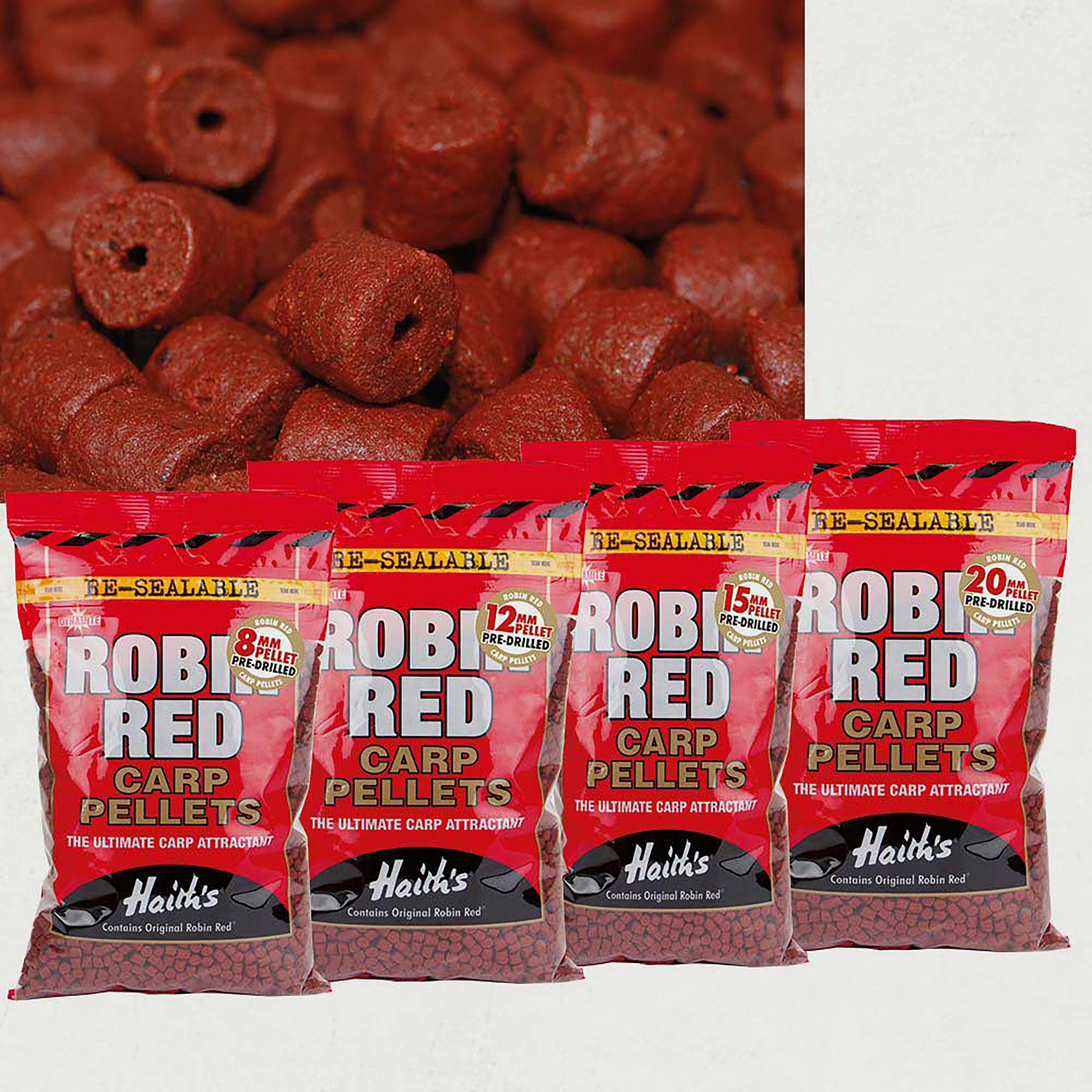 Photos - Bait Dynamite Robin Red Drilled Pellet 12mm, Multi Coloured 