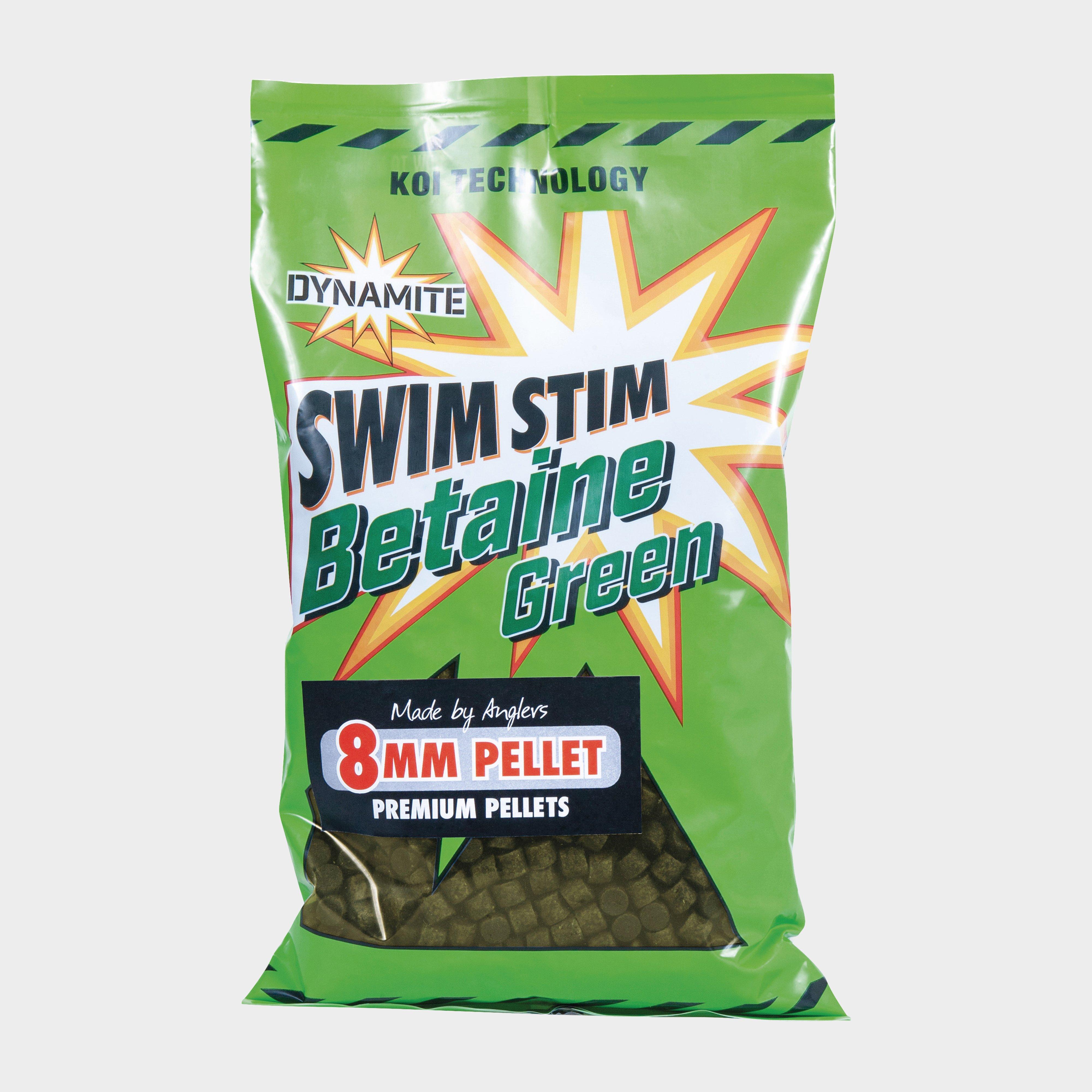 Photos - Bait Dynamite Swim Stim Green Pellets 8mm, Green 