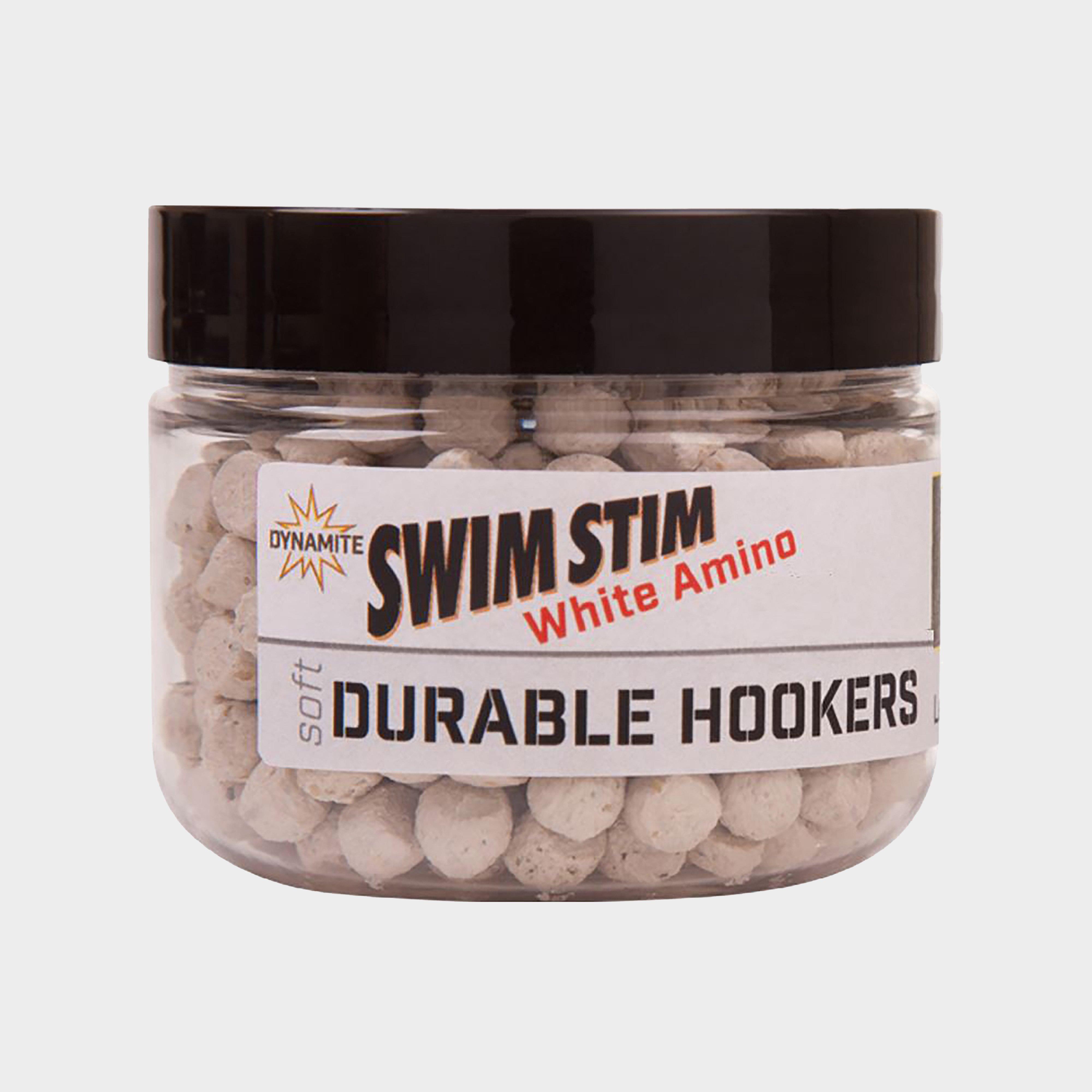 Image of Dynamite Durable Hookers Pellet White Amino 8mm, Multi Coloured