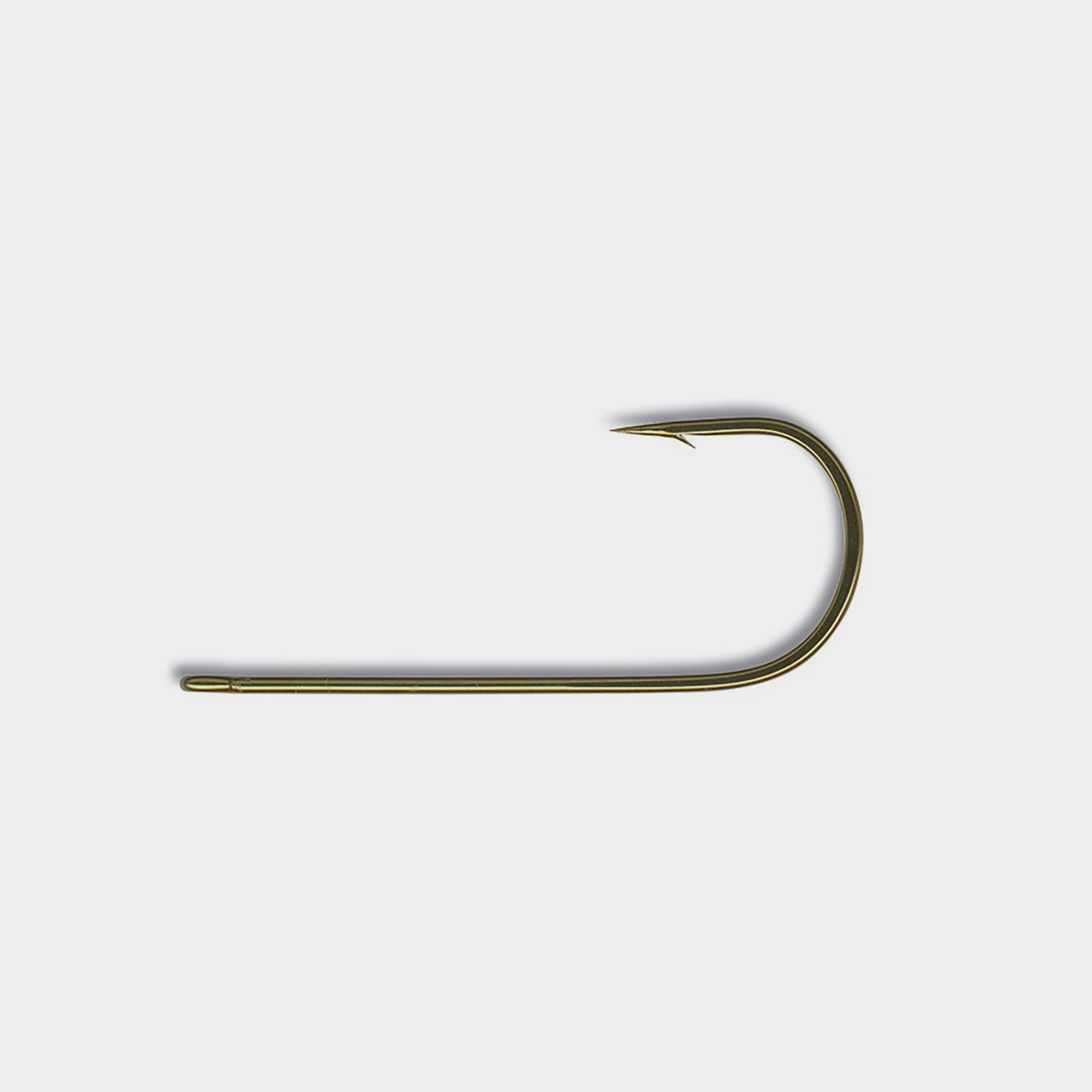 Image of MUSTAD Long Shank Worm Hook (Size 1/0), Silver