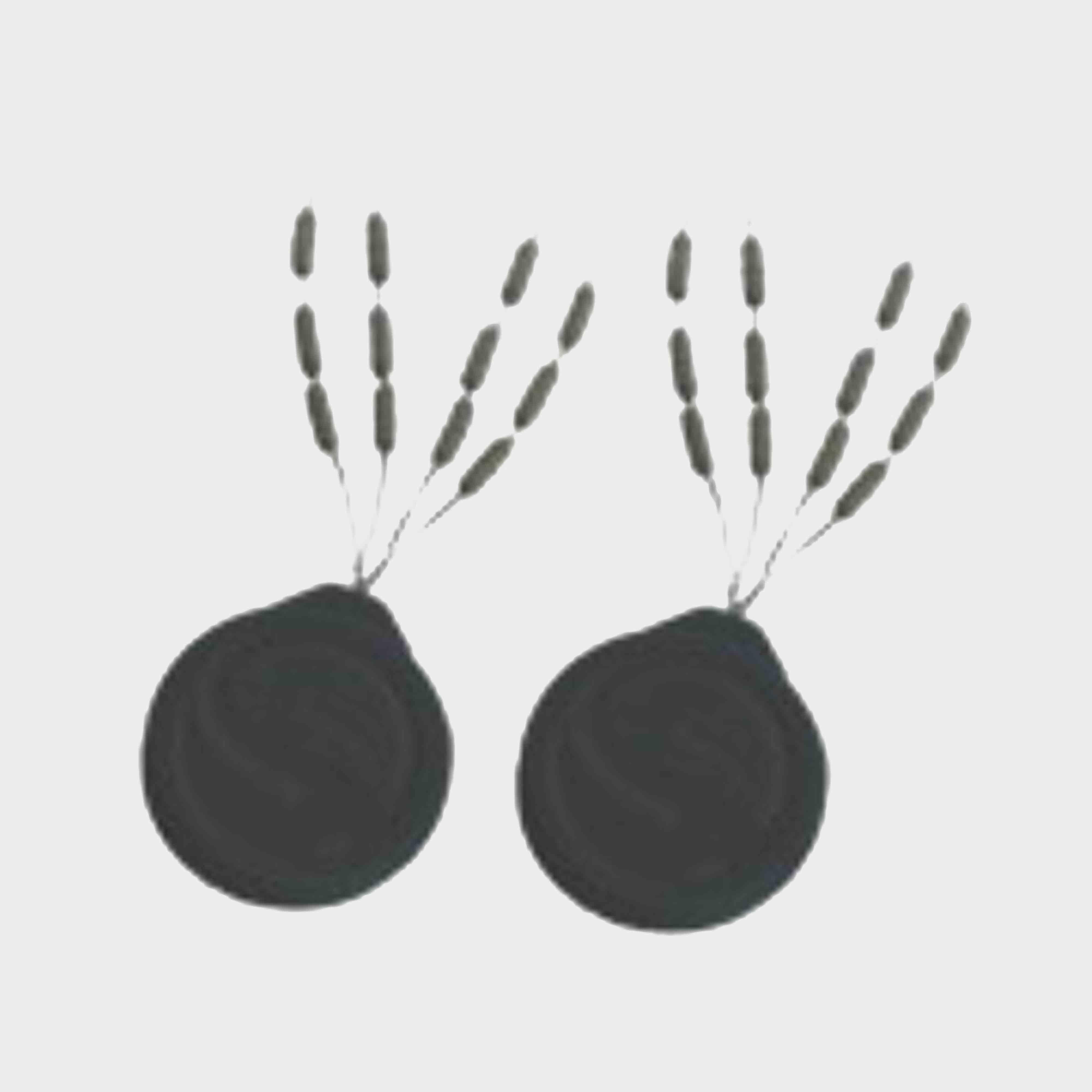 Image of GURU Super Tight Line Stops Large, Black