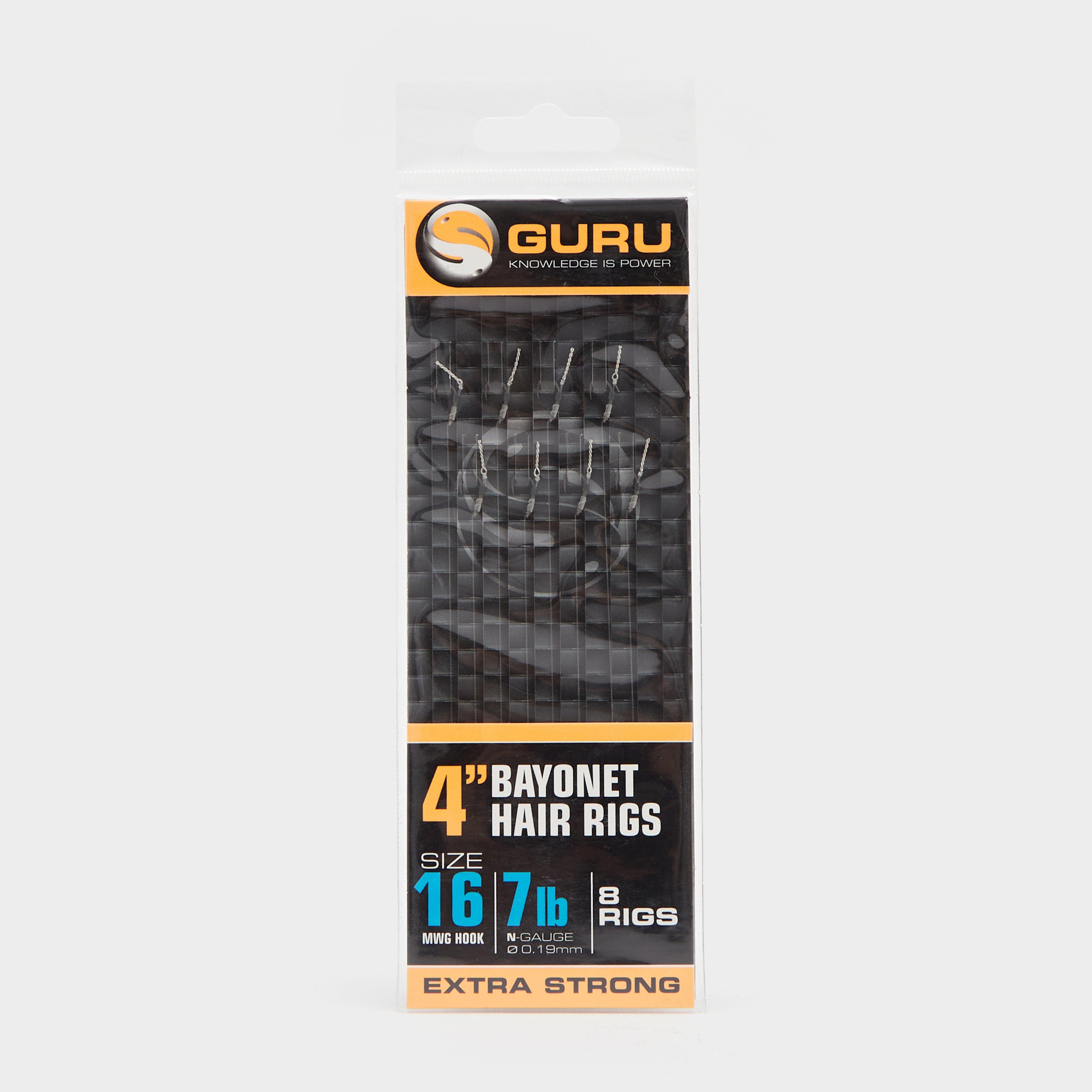 Image of GURU Bayonet Hair Rigs 4" Size 16