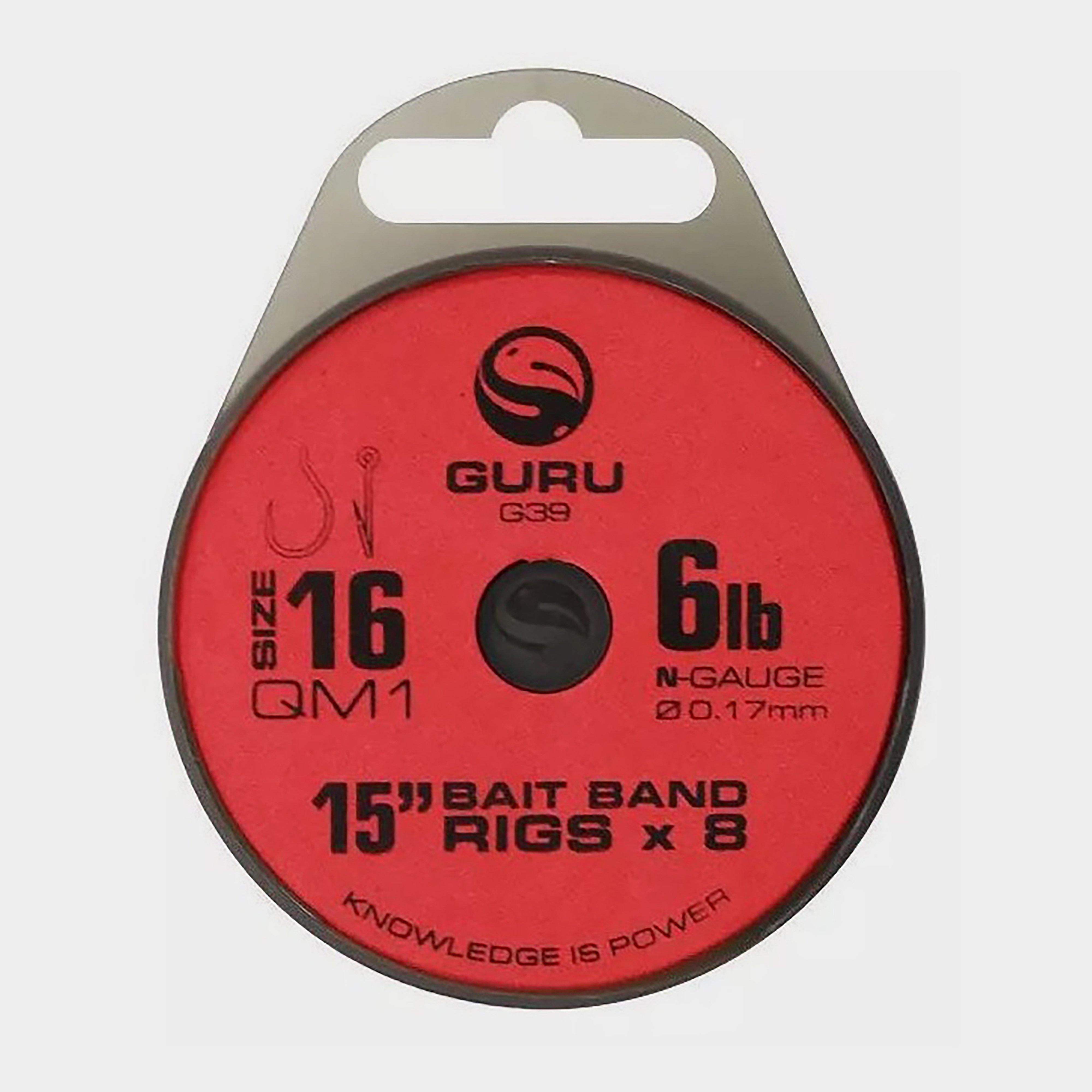 Image of GURU QM1 Bait Bands (size 16), Red