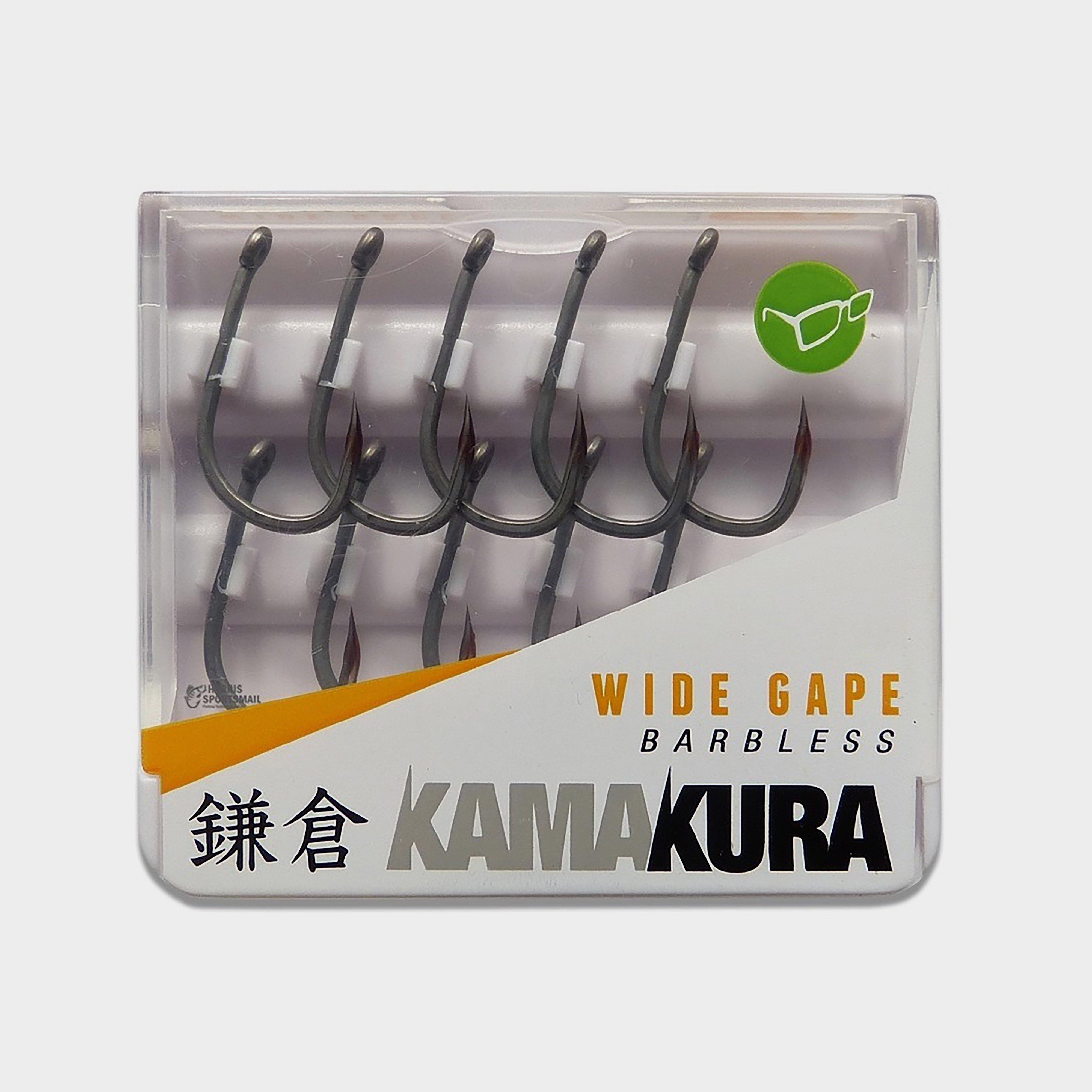 Image of Korda Kamakura Wide Gape Barbless Size 8, Grey