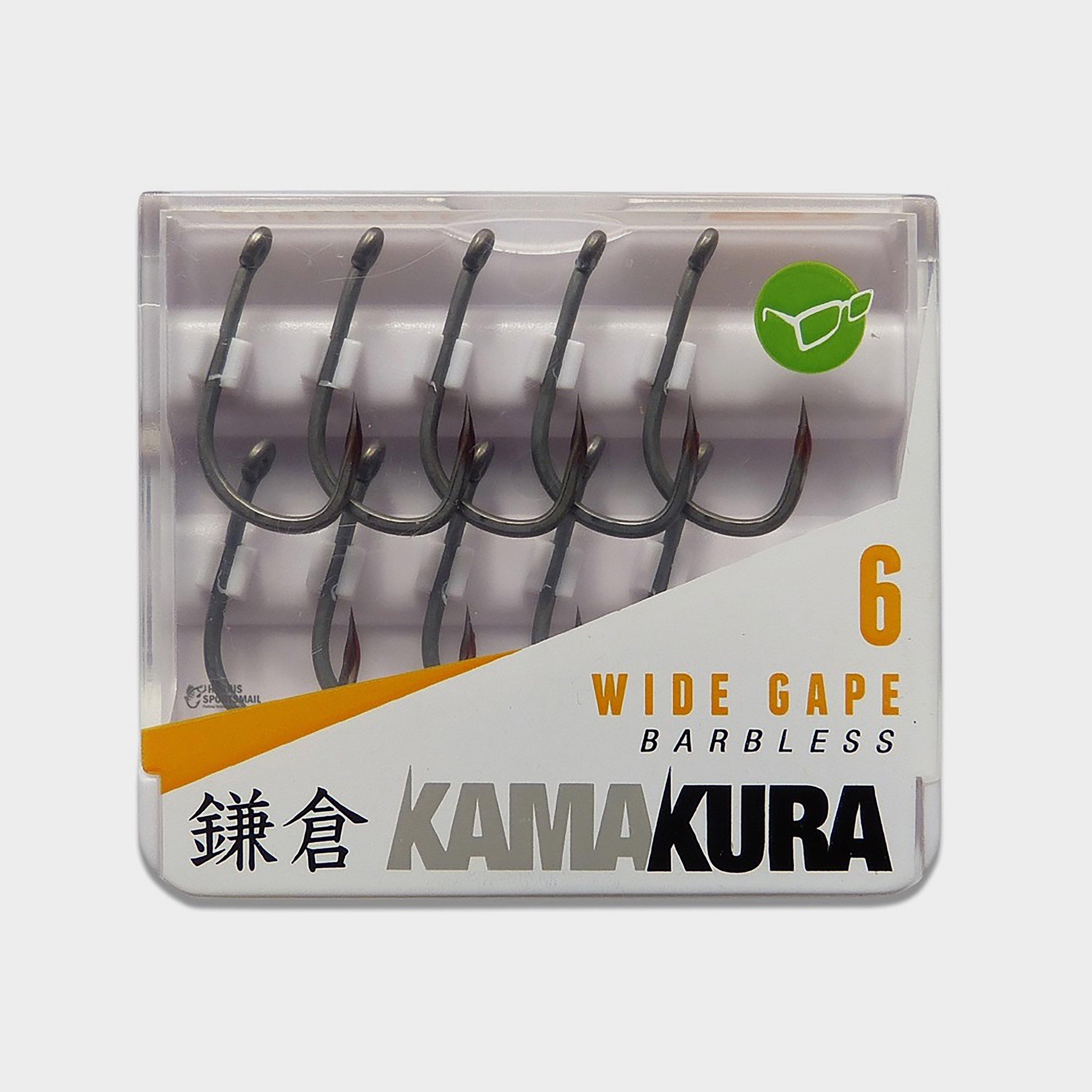 Image of Korda Kamakura Wide Gape Barbless Size 6, Silver