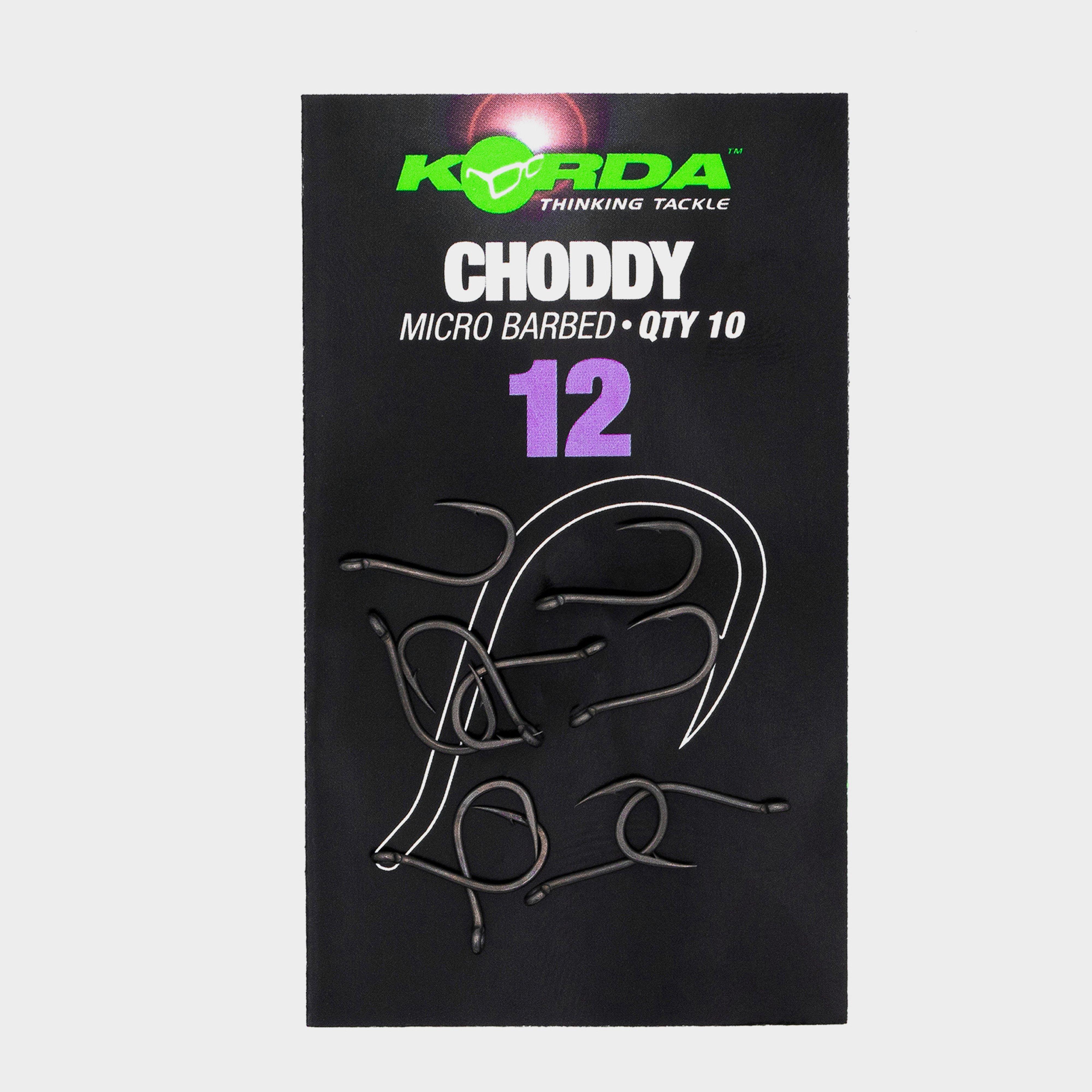 Image of Korda Choddy Barbless Hook Size 12, Black