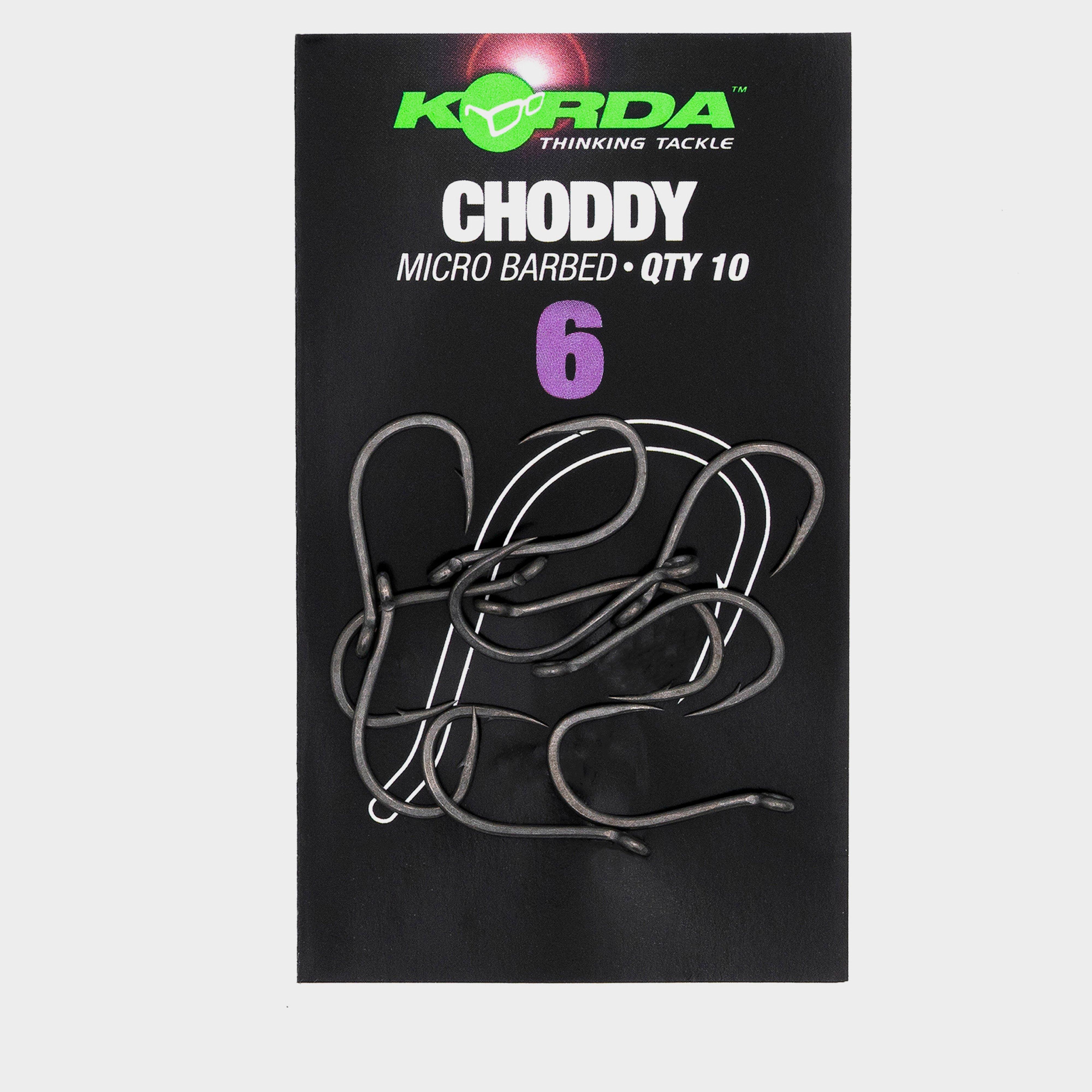 Image of Korda Choddy Barbless Hook Size 6, Grey