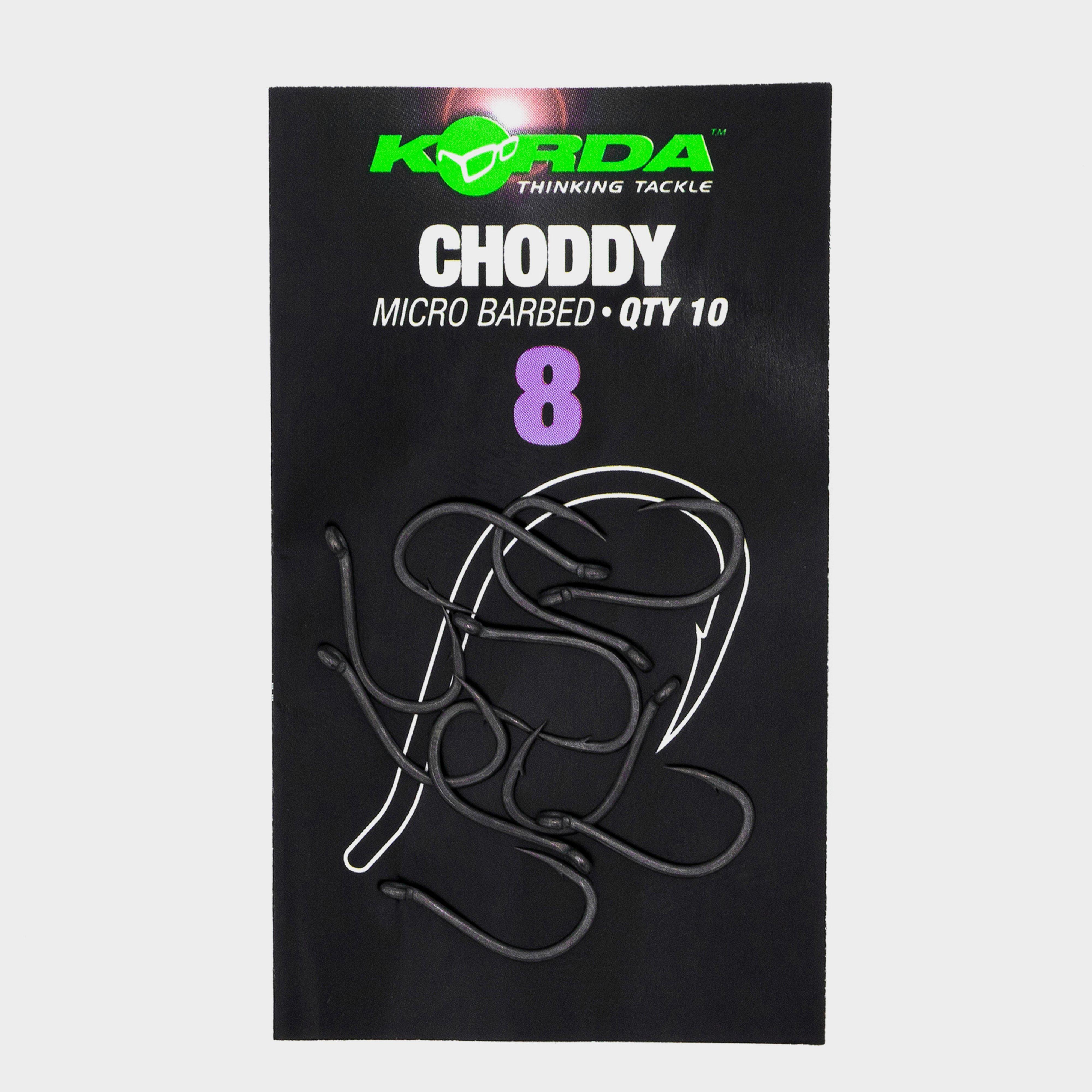 Image of Korda Choddy Barbless Hook Size 8, Black