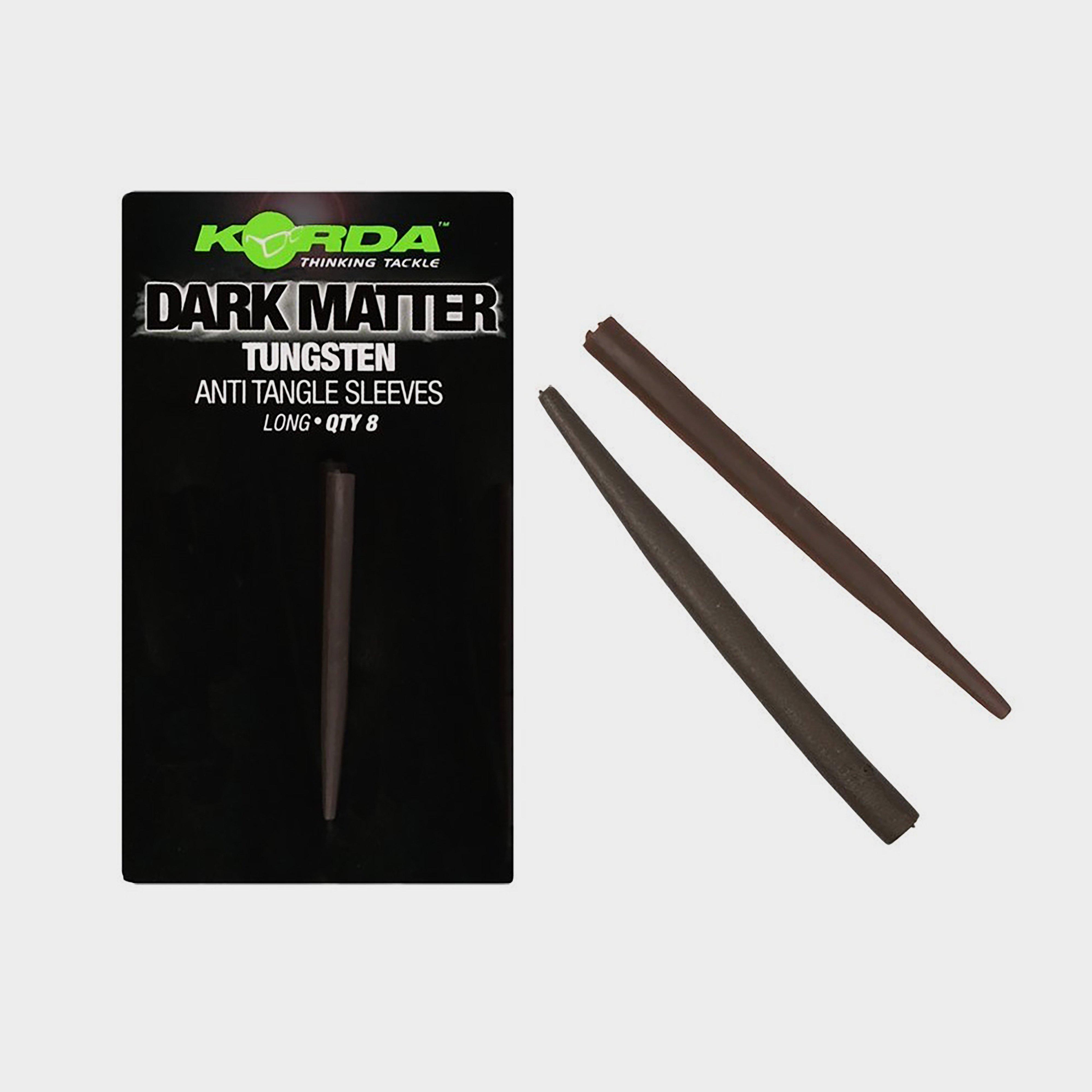 Image of Korda Dark Matter Anti Tangle Tungsten Sleeves (Long), Black