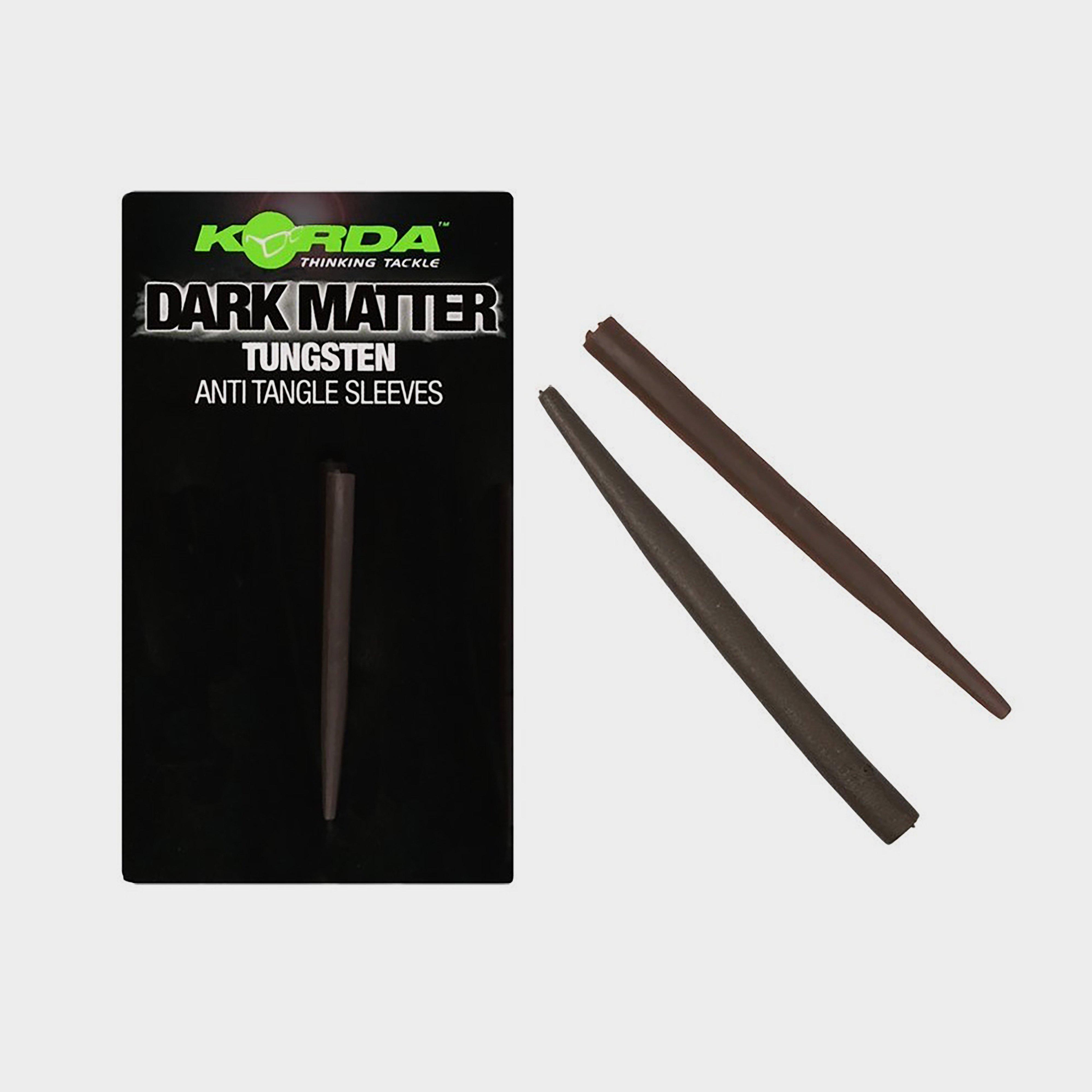 Image of Korda Dark Matter Anti Tangle Tungsten Sleeves (Short), Black