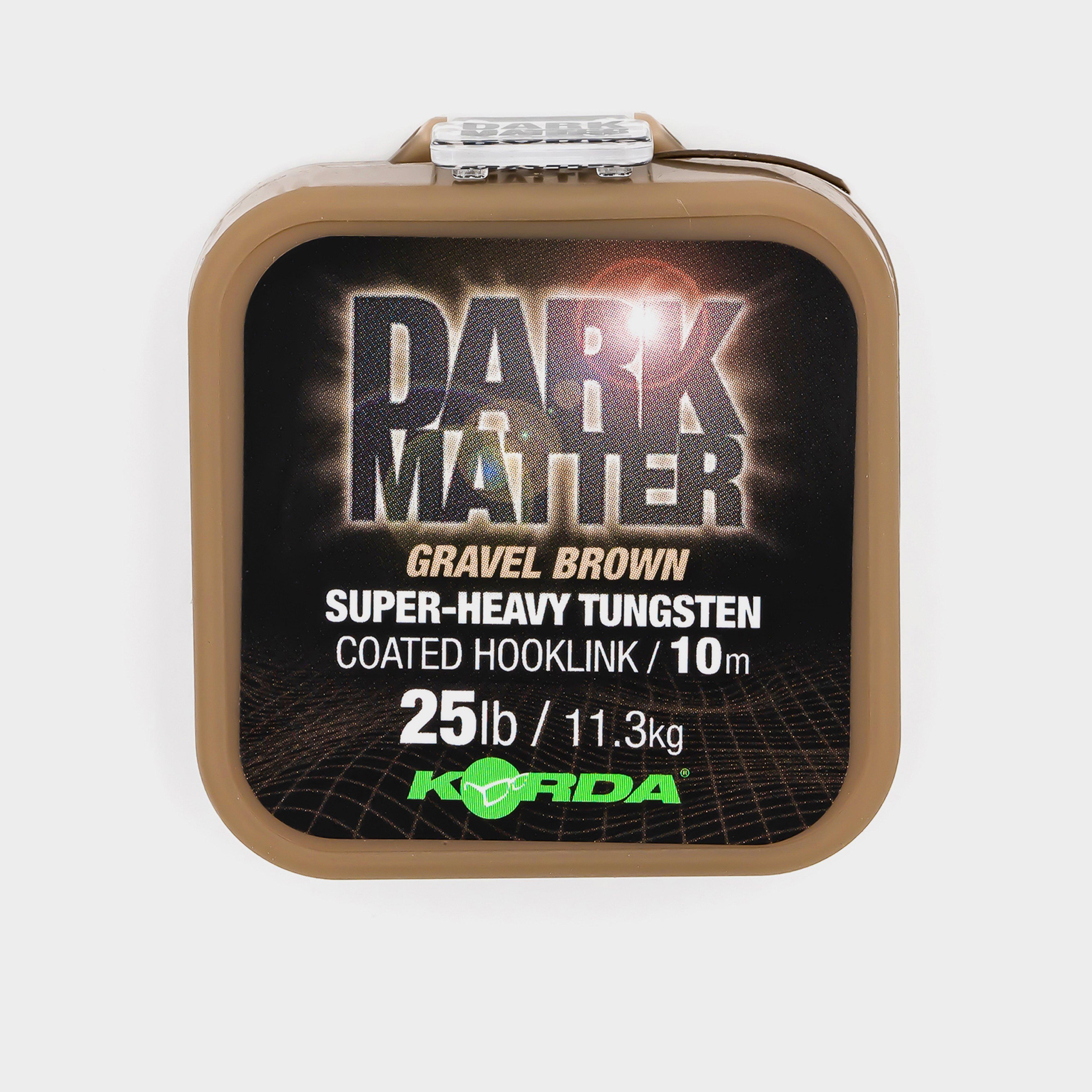 Image of Korda Dark Matter Tungsten Coated Braid Gravel Brown 25lb