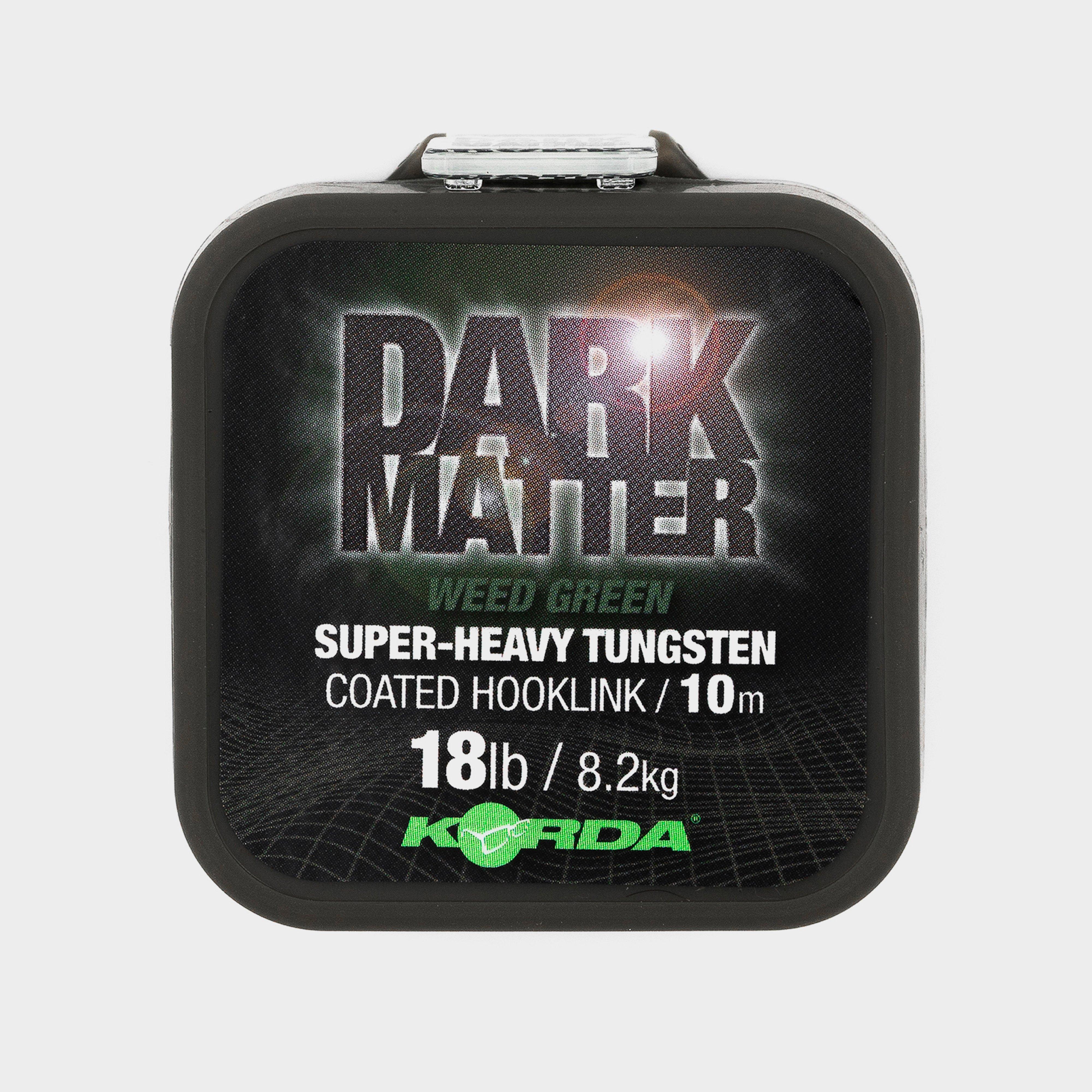 Image of Korda Dark Matter Tungsten Coated Braid Weed Green 18lb, Green