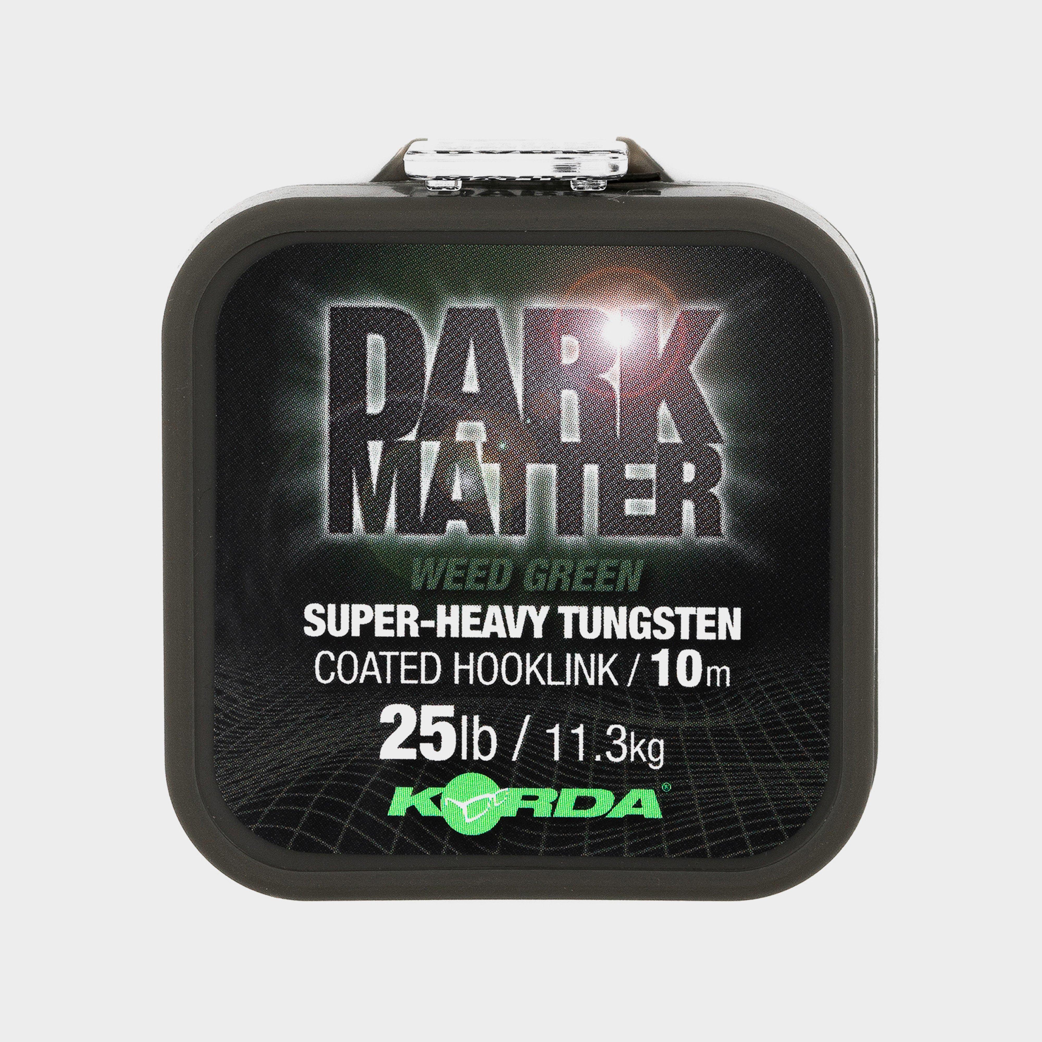 Image of Korda Dark Matter Tungsten Coated Braid Weed Green 25lb, Green