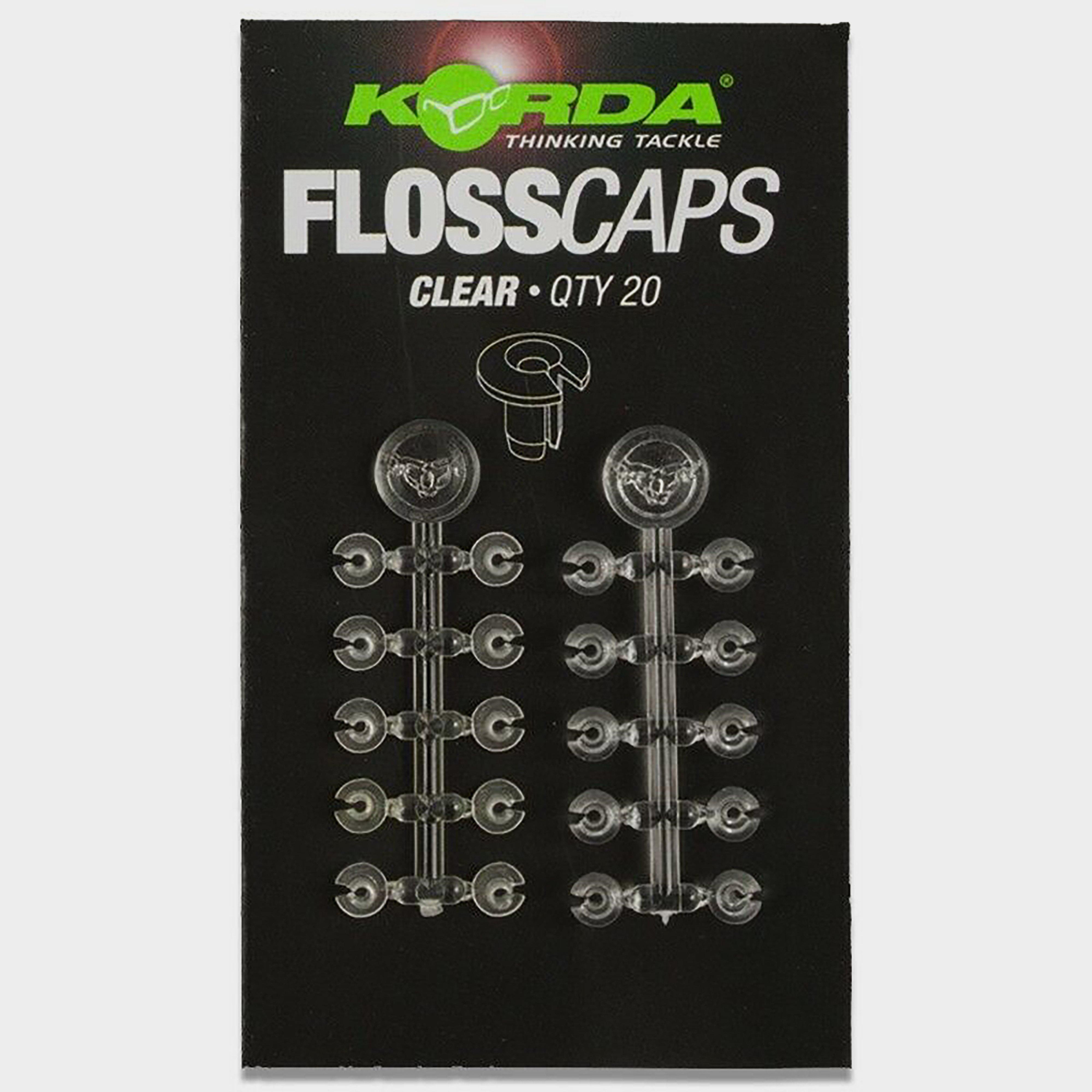 Image of Korda Floss Caps Clear, White