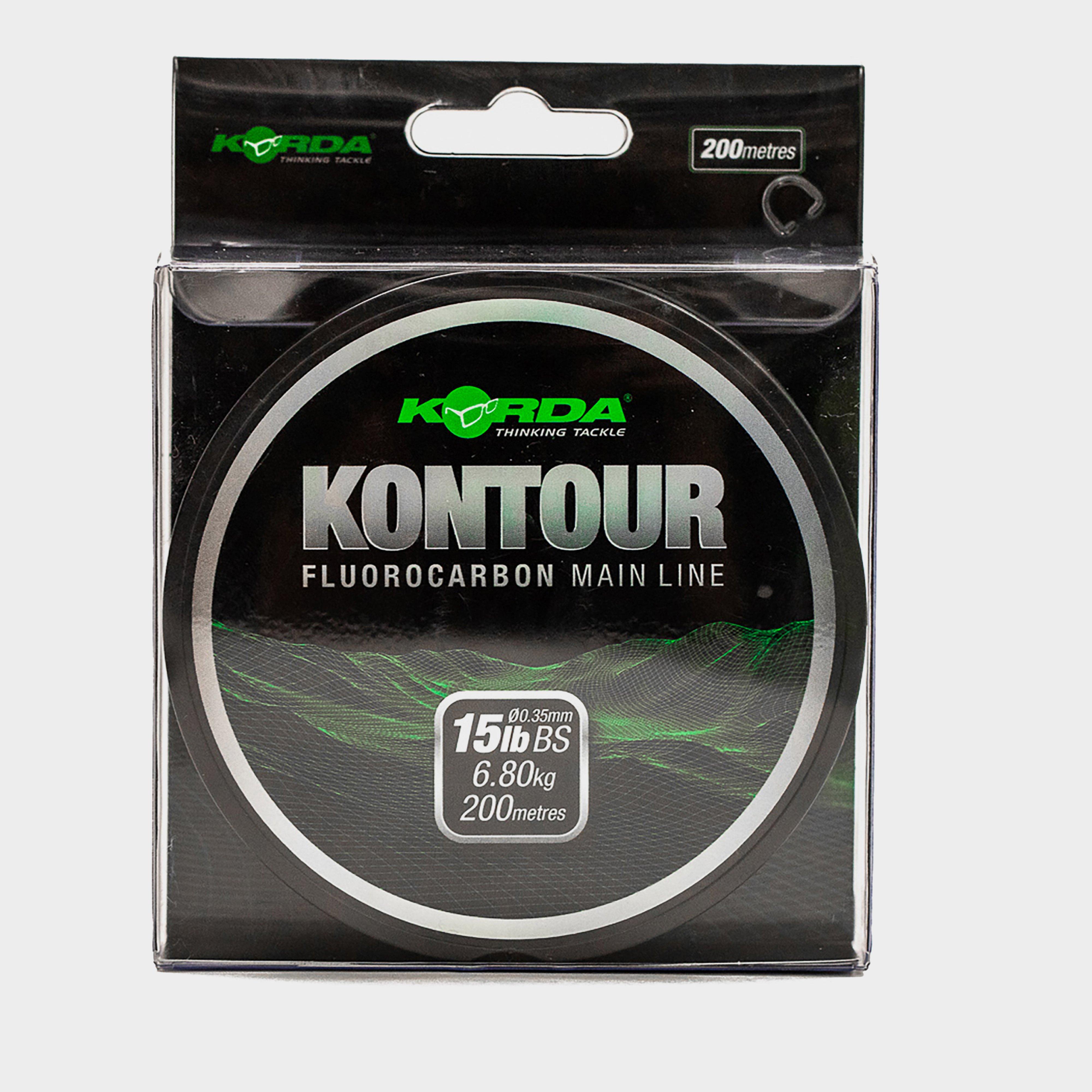 Image of Korda Kontour Fluorocarbon Mainline 15lb, Black