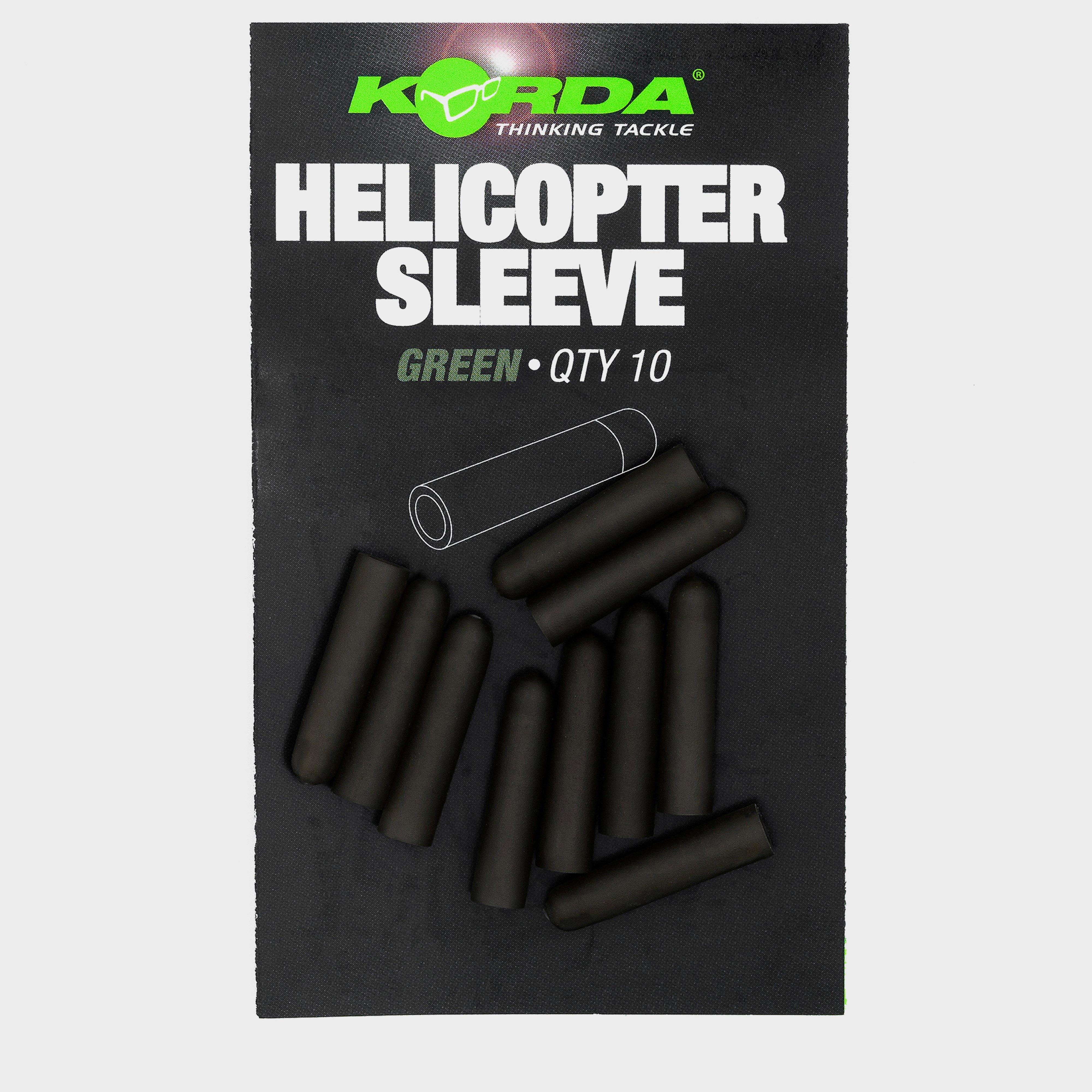 Image of Korda Helicopter Sleeve Rbr Weedy Grn, Black