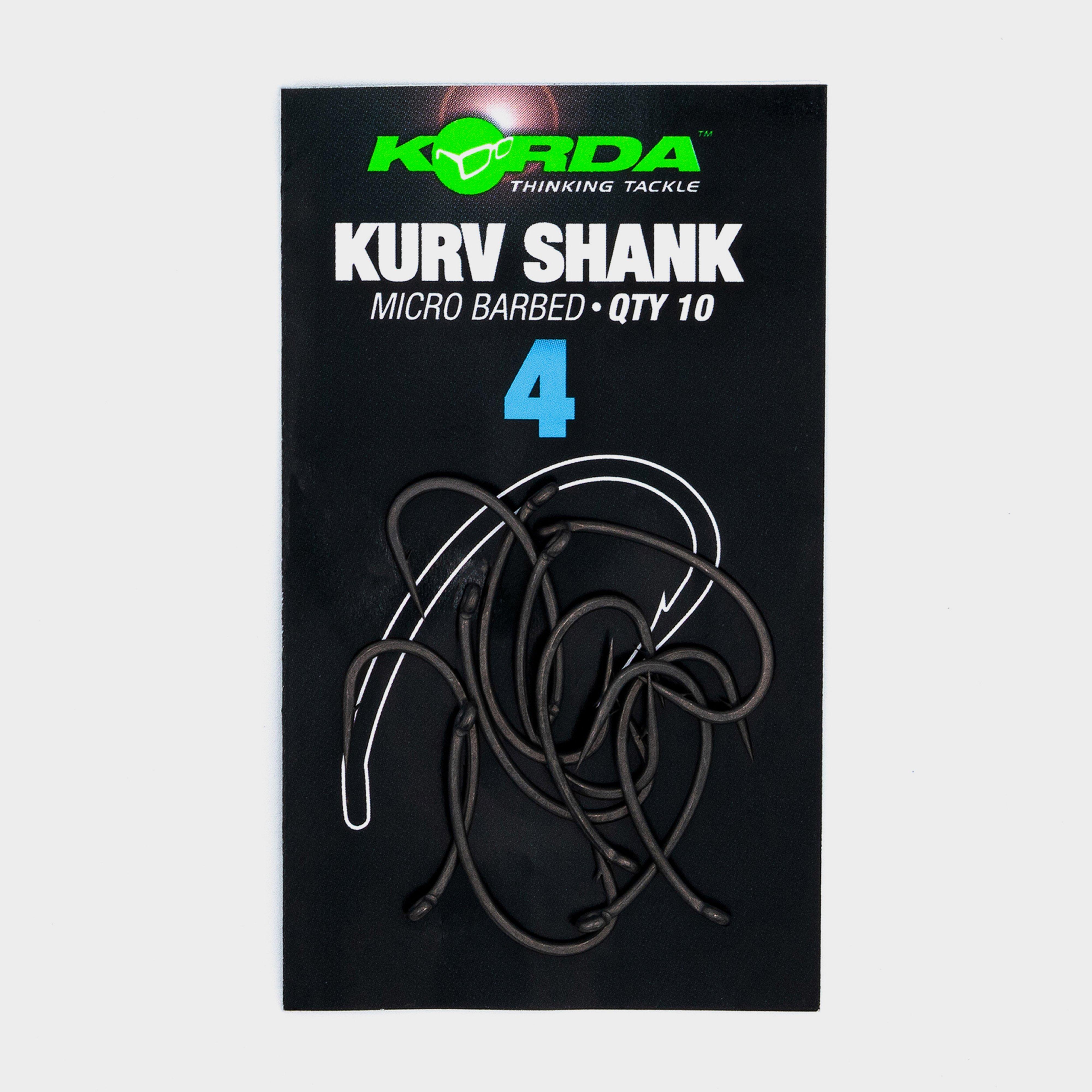 Photos - Fishing Hook / Jig Head Korda Kurv Shank Barbed Hook Size 4 